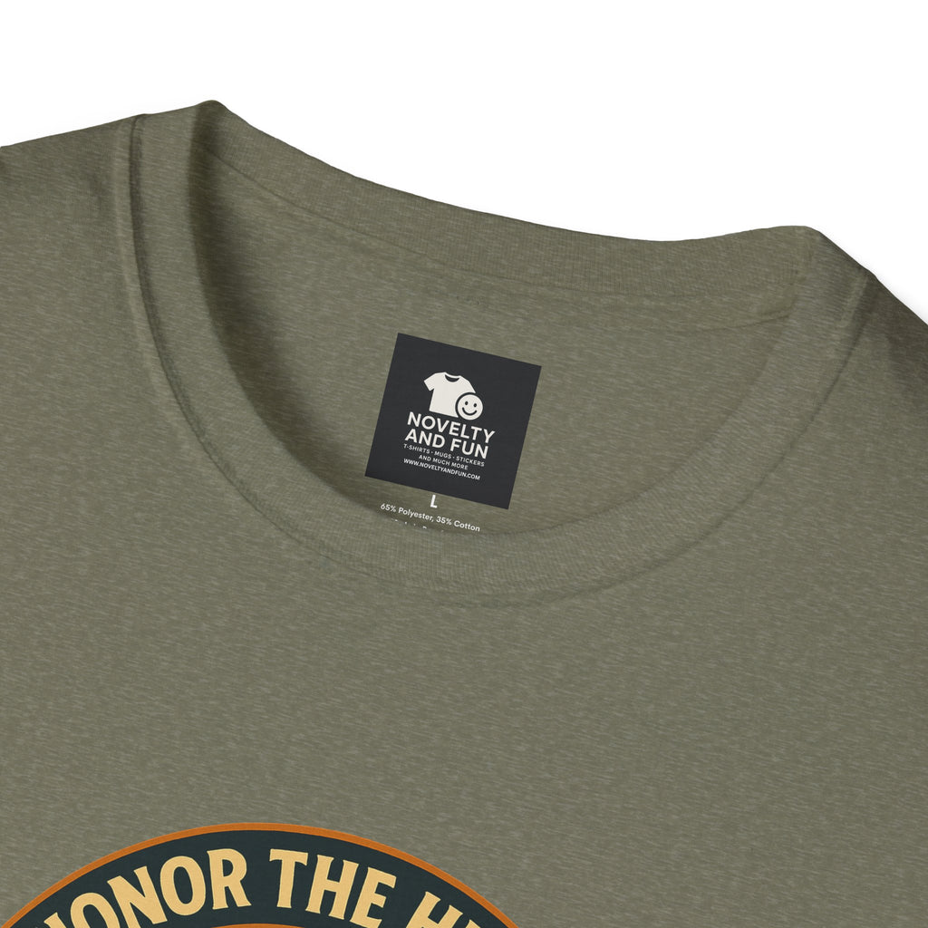 Honor The Hustle Unisex Graphic T-Shirt - Labor Day Construction Tee
