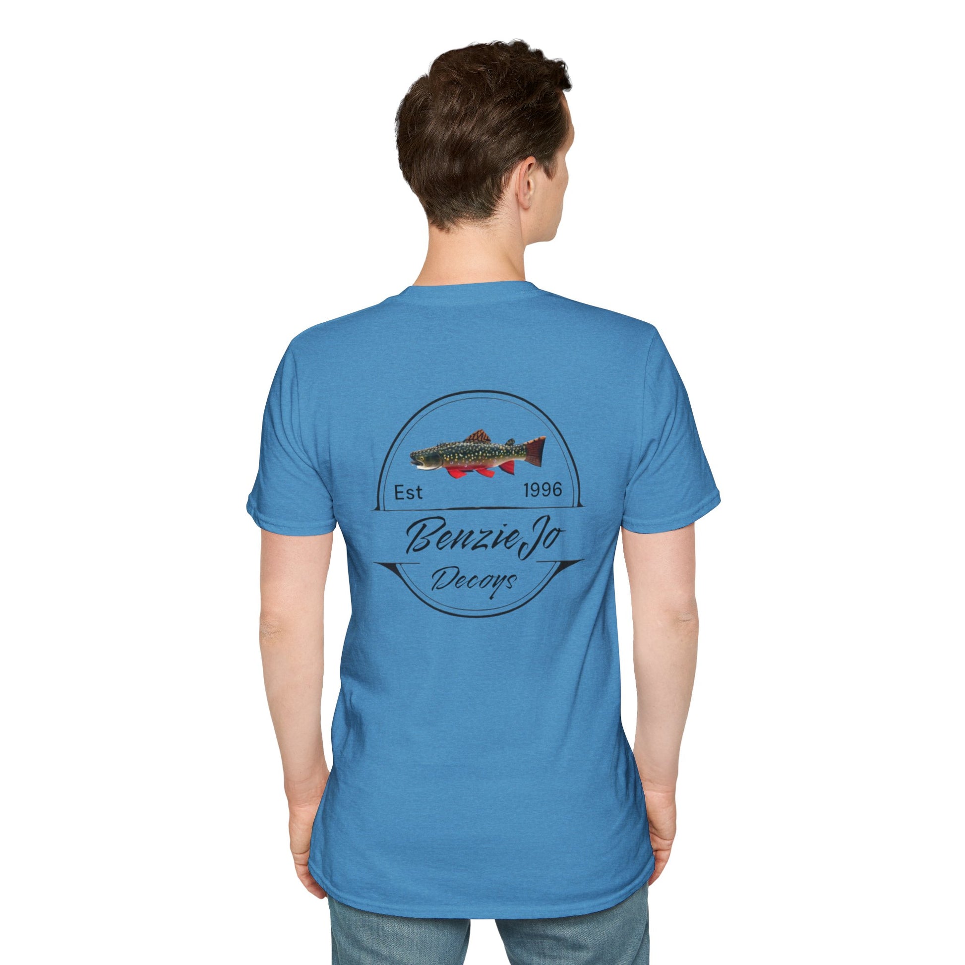 Front and Back Michigan BenzieJo Fish Decoys T-Shirt