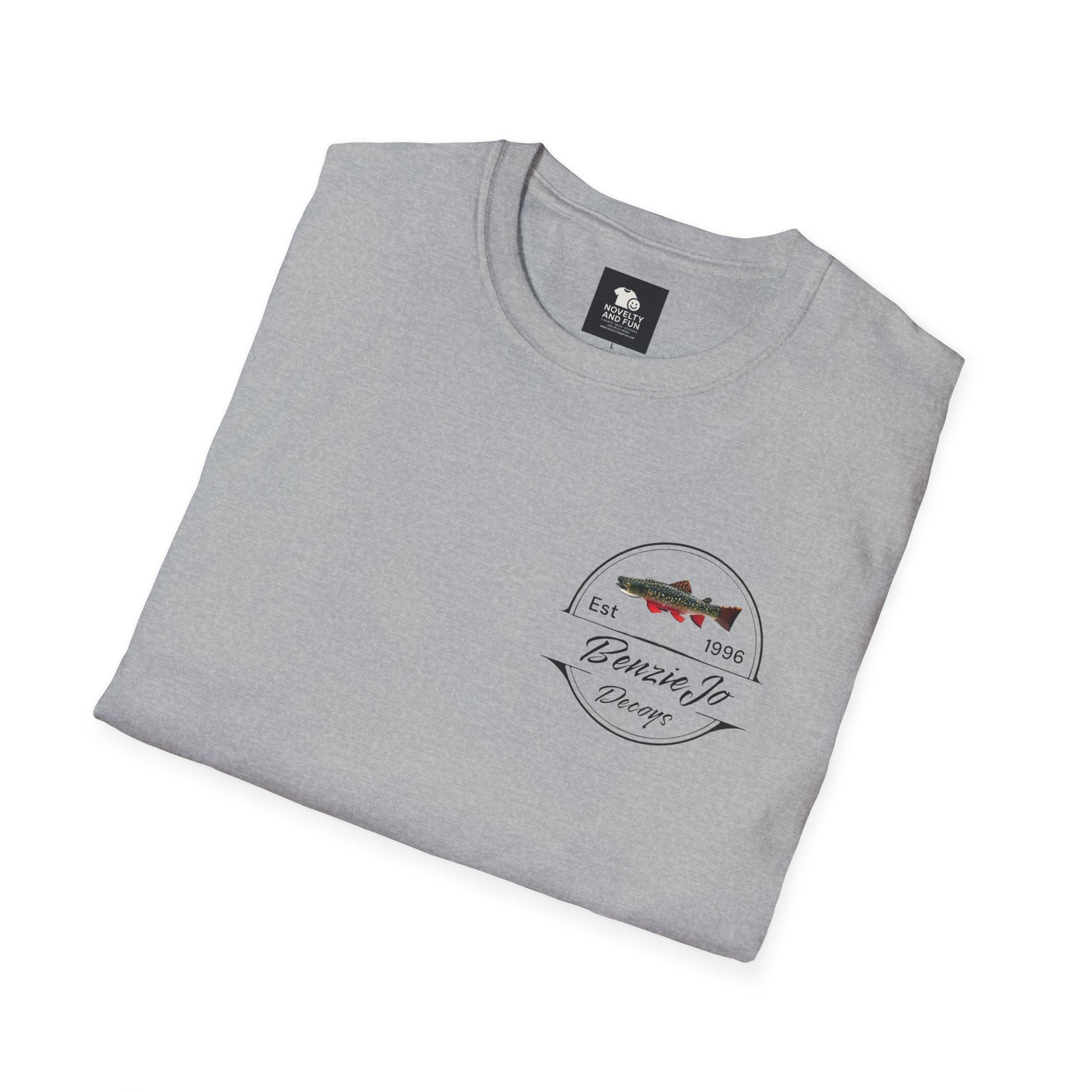 Front and Back Michigan BenzieJo Fish Decoys T-Shirt