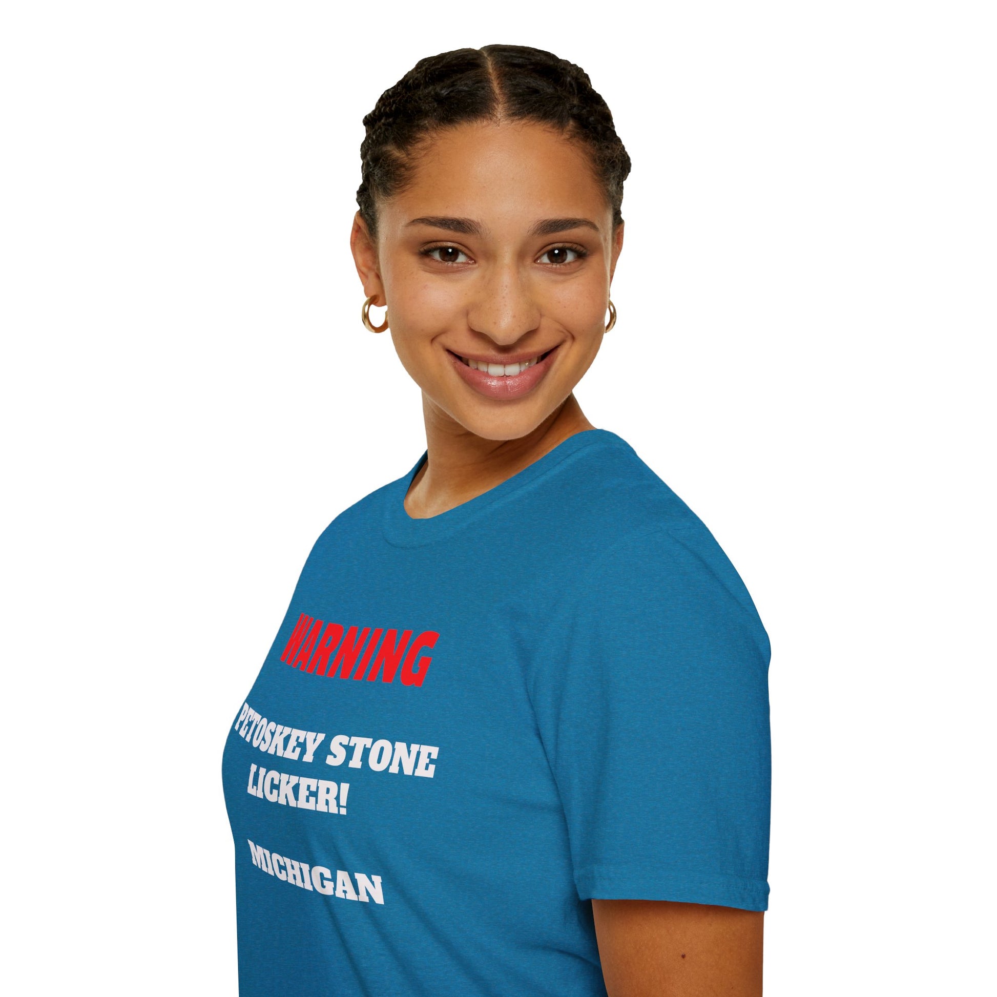 Petoskey Stone Licker Unisex Softstyle T-Shirt - Perfect for Michigan Lovers