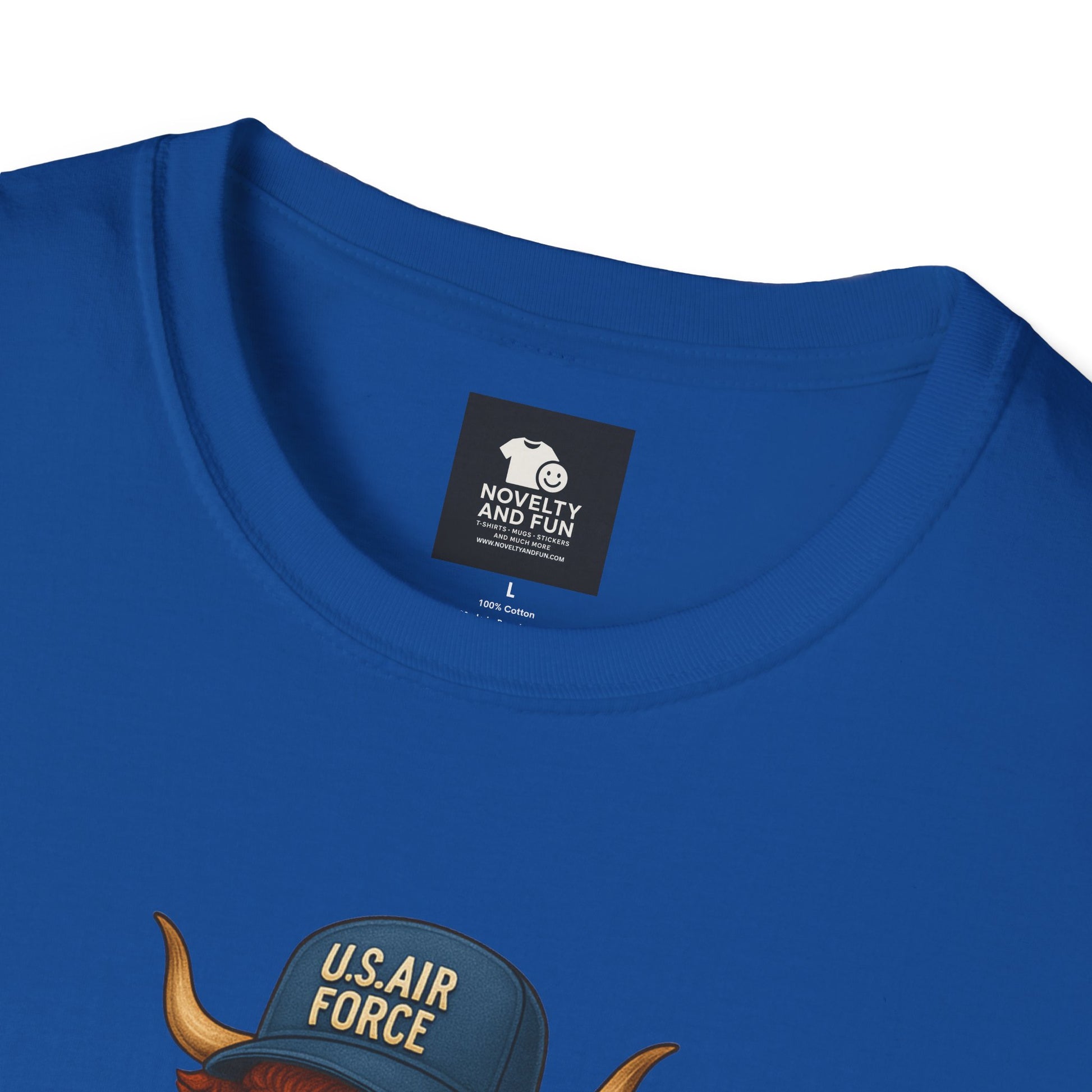 Air Force Veteran's Day Highland Cow T-Shirt