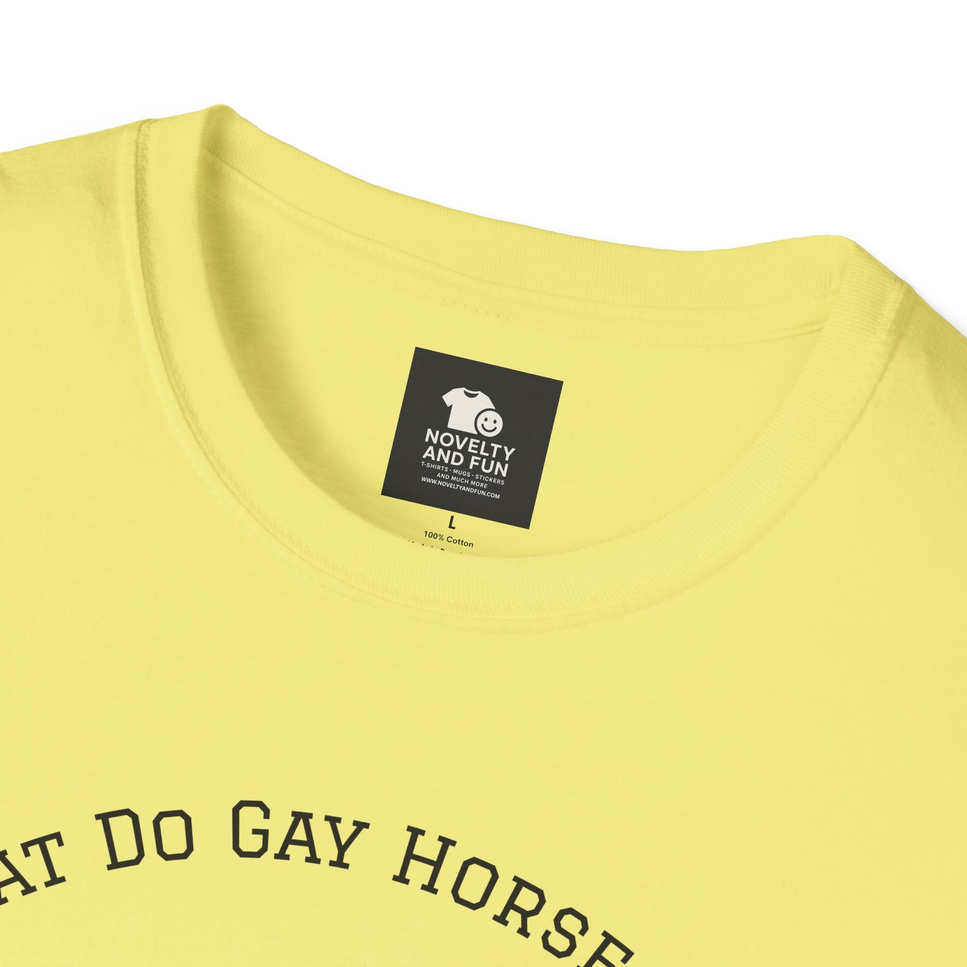 Rainbow Horse Humor T-Shirt, Gay Pride Tee, Funny Animal Shirt, LGBT Unisex