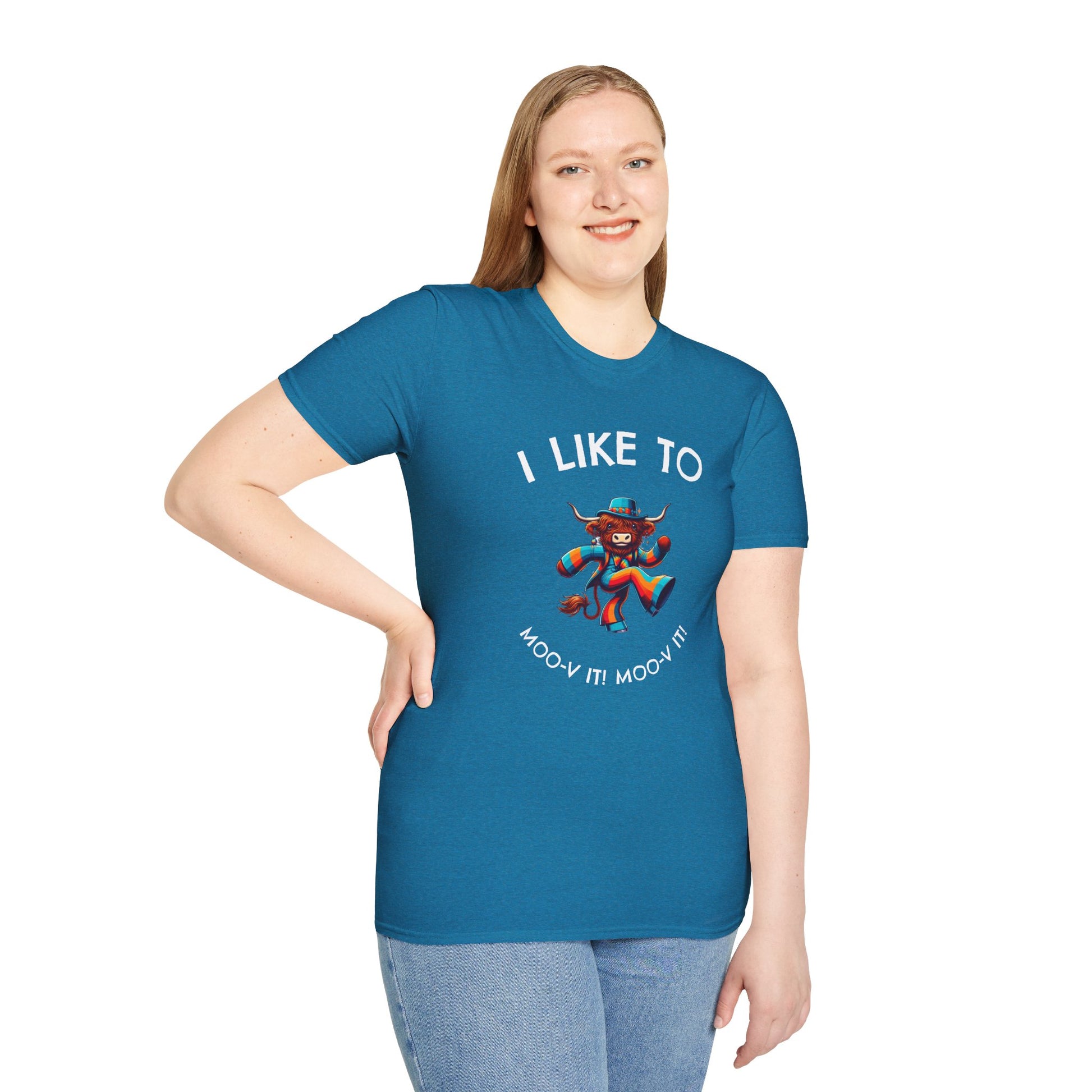 Colorful Highland Cow T-Shirt