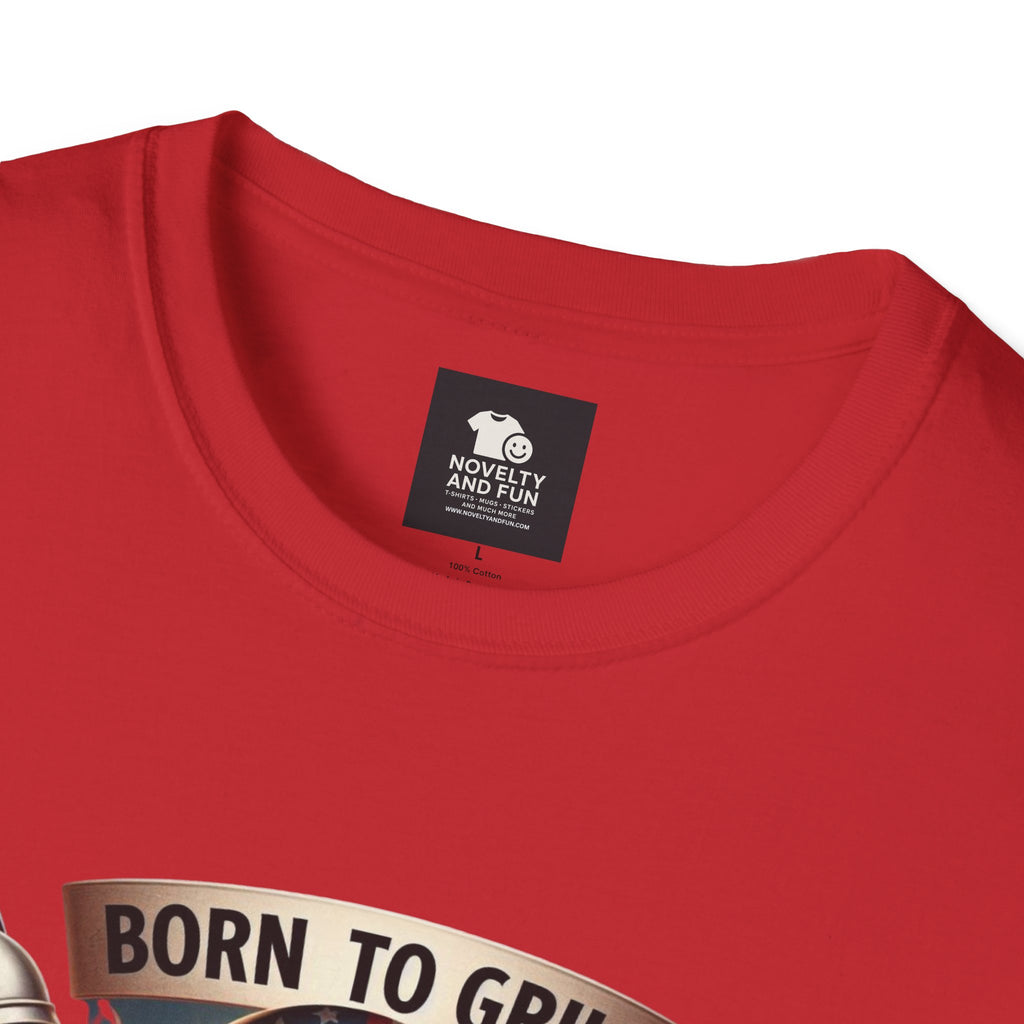 Born to Grill No. 1 Dad T-Shirt - Perfect Gift for Father's Day & BBQ Lovers