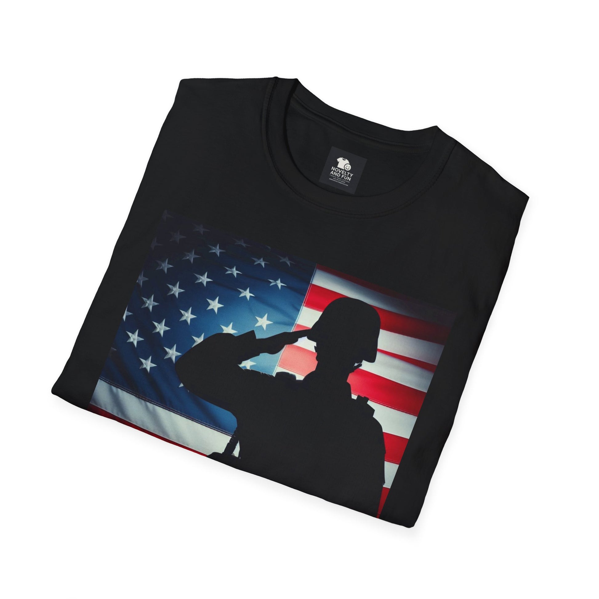 Salute to Service Unisex T-Shirt, Military Tribute Shirt, Patriotic Tee, Veteran Appreciation Gift, 4th of July Outfit, Americana Apparel