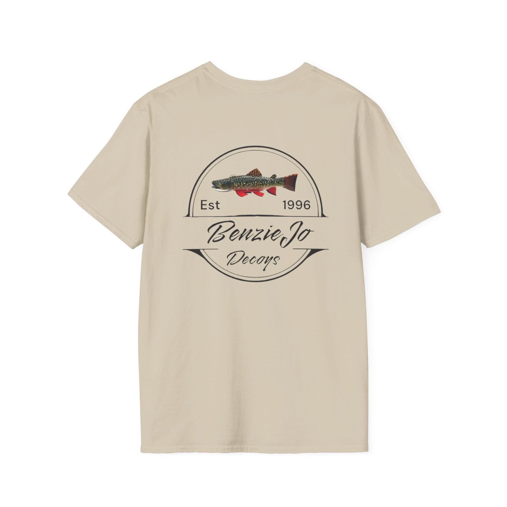 Front and Back Michigan BenzieJo Fish Decoys T-Shirt