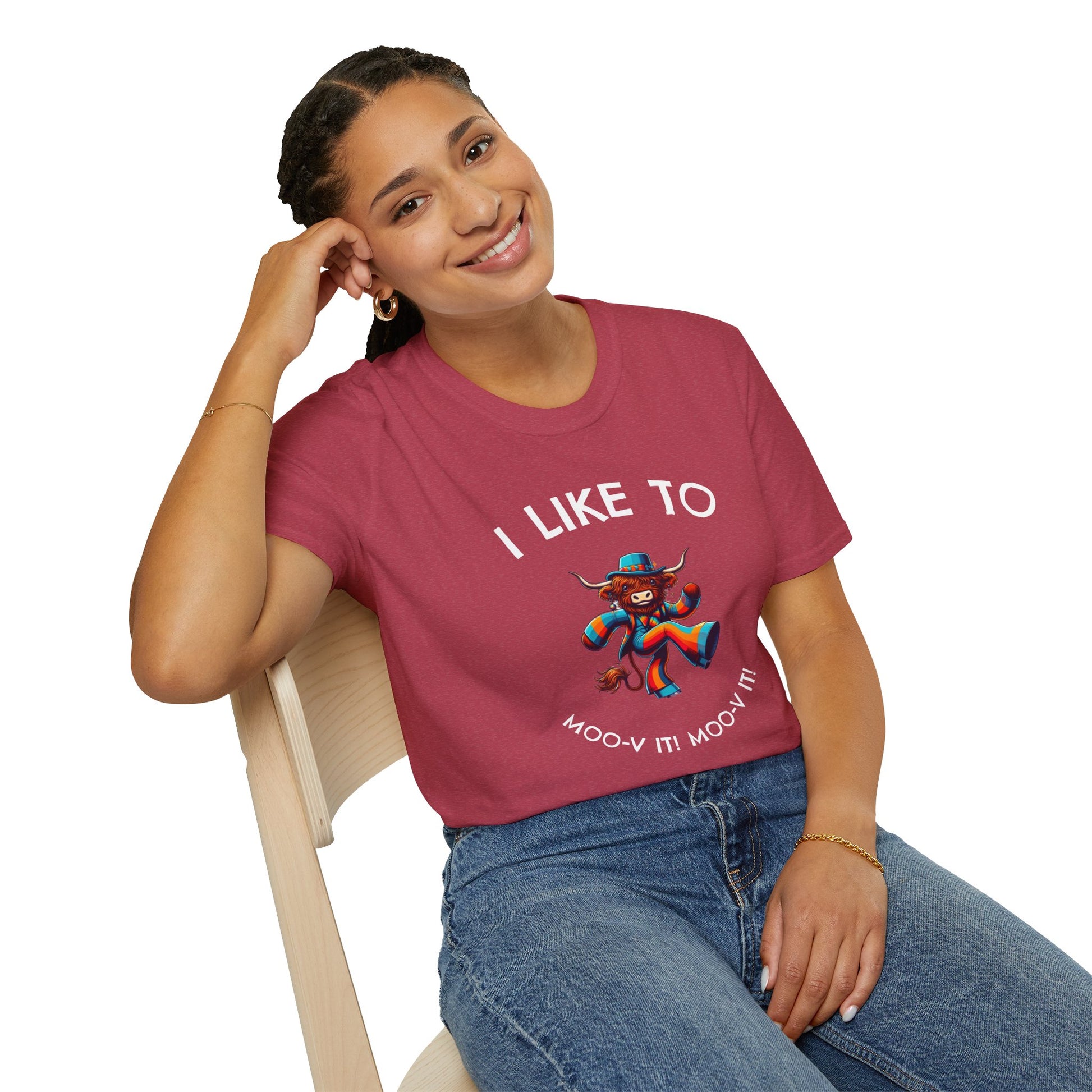 Colorful Highland Cow T-Shirt