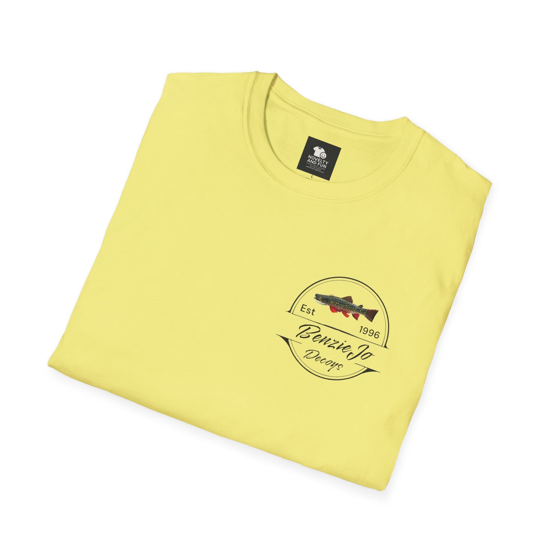 Front and Back Michigan BenzieJo Fish Decoys T-Shirt