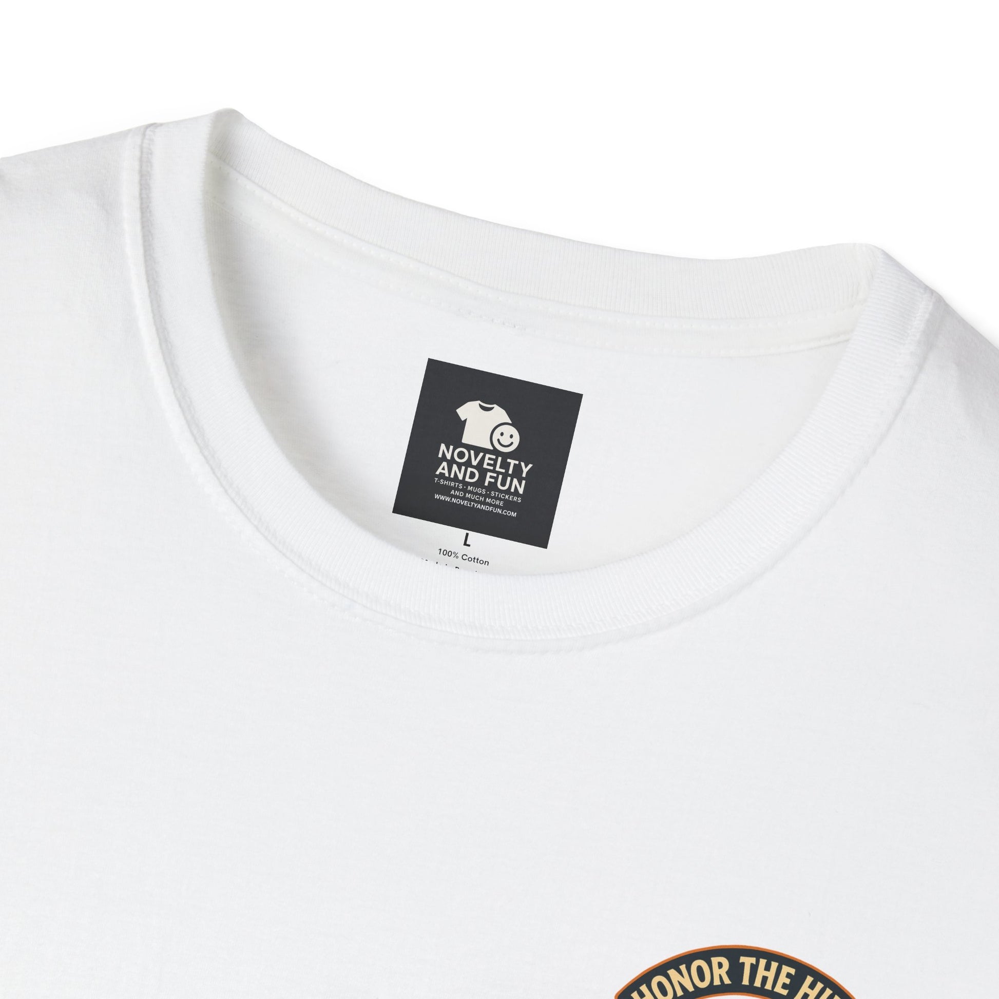 Celebrate Labor Day with Our Happy Highland Cow T-Shirt Front and Back!