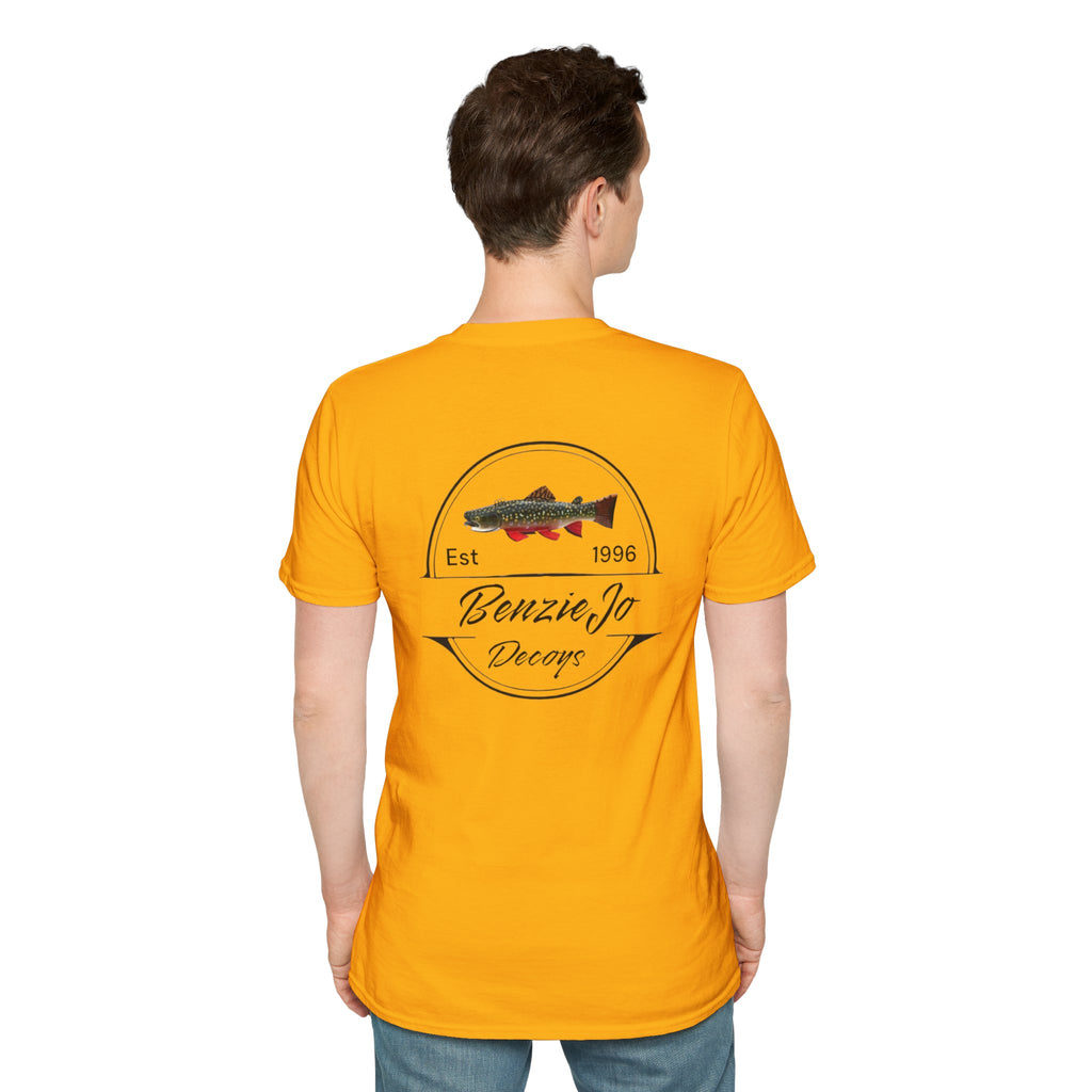 Front and Back Michigan BenzieJo Fish Decoys T-Shirt