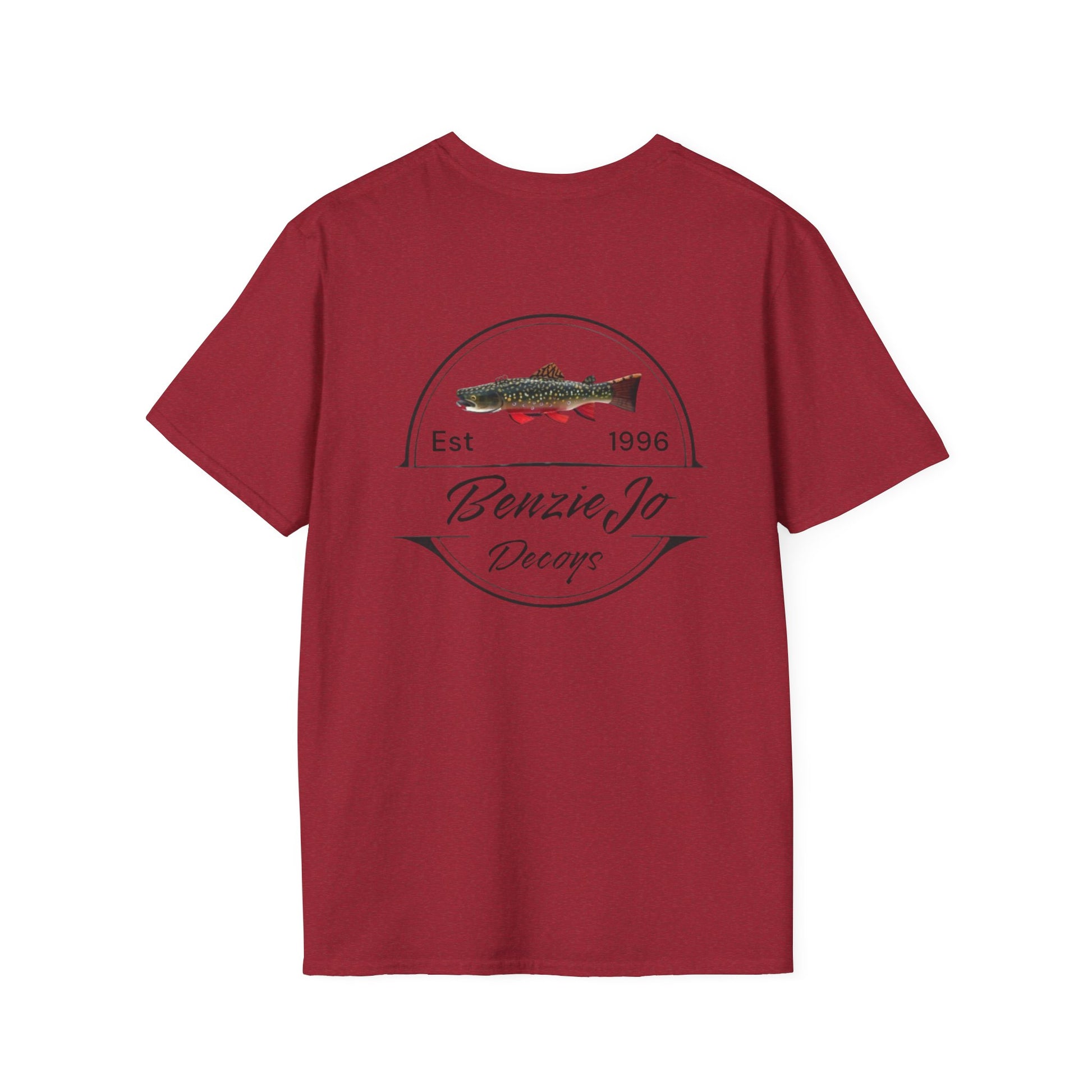 Front and Back Michigan BenzieJo Fish Decoys T-Shirt
