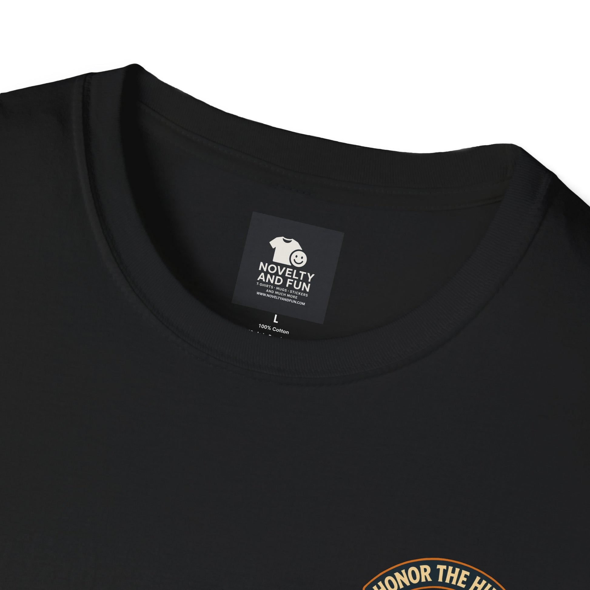 Celebrate Labor Day with Our Happy Highland Cow T-Shirt Front and Back!