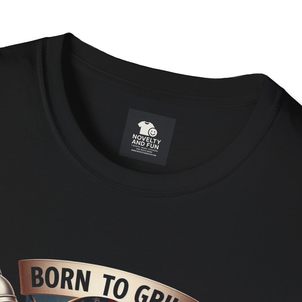 Born to Grill No. 1 Dad T-Shirt - Perfect Gift for Father's Day & BBQ Lovers