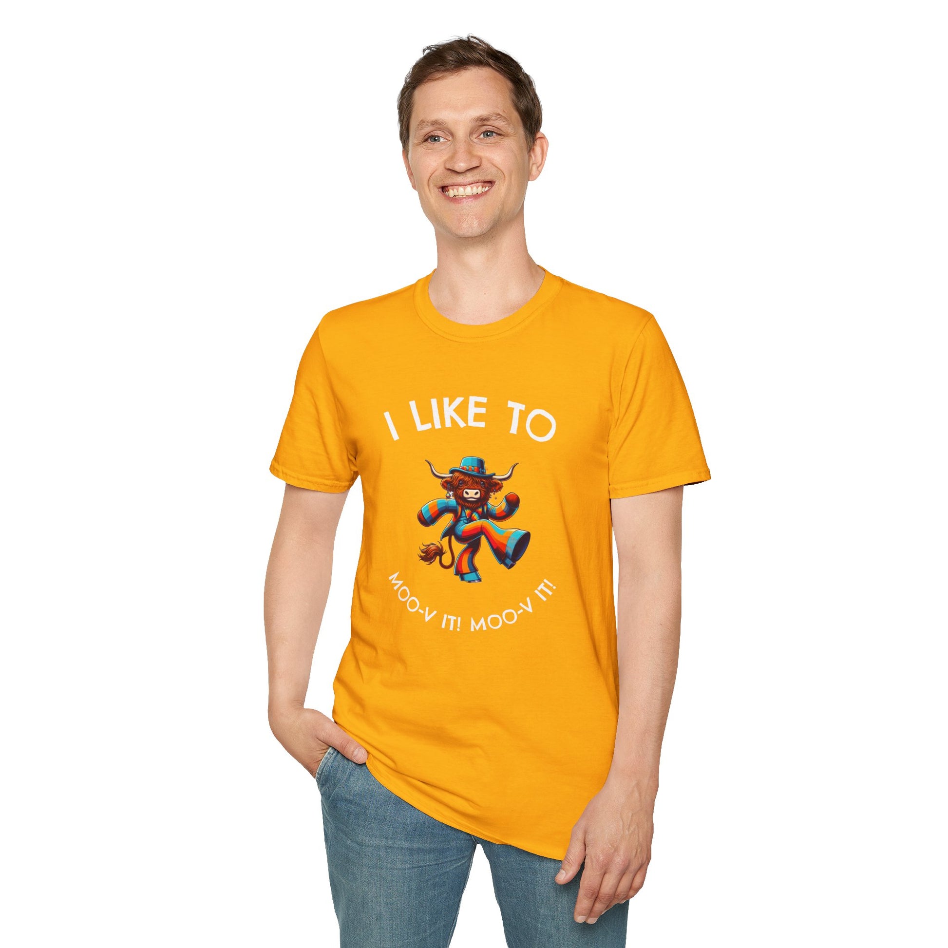 Colorful Highland Cow T-Shirt