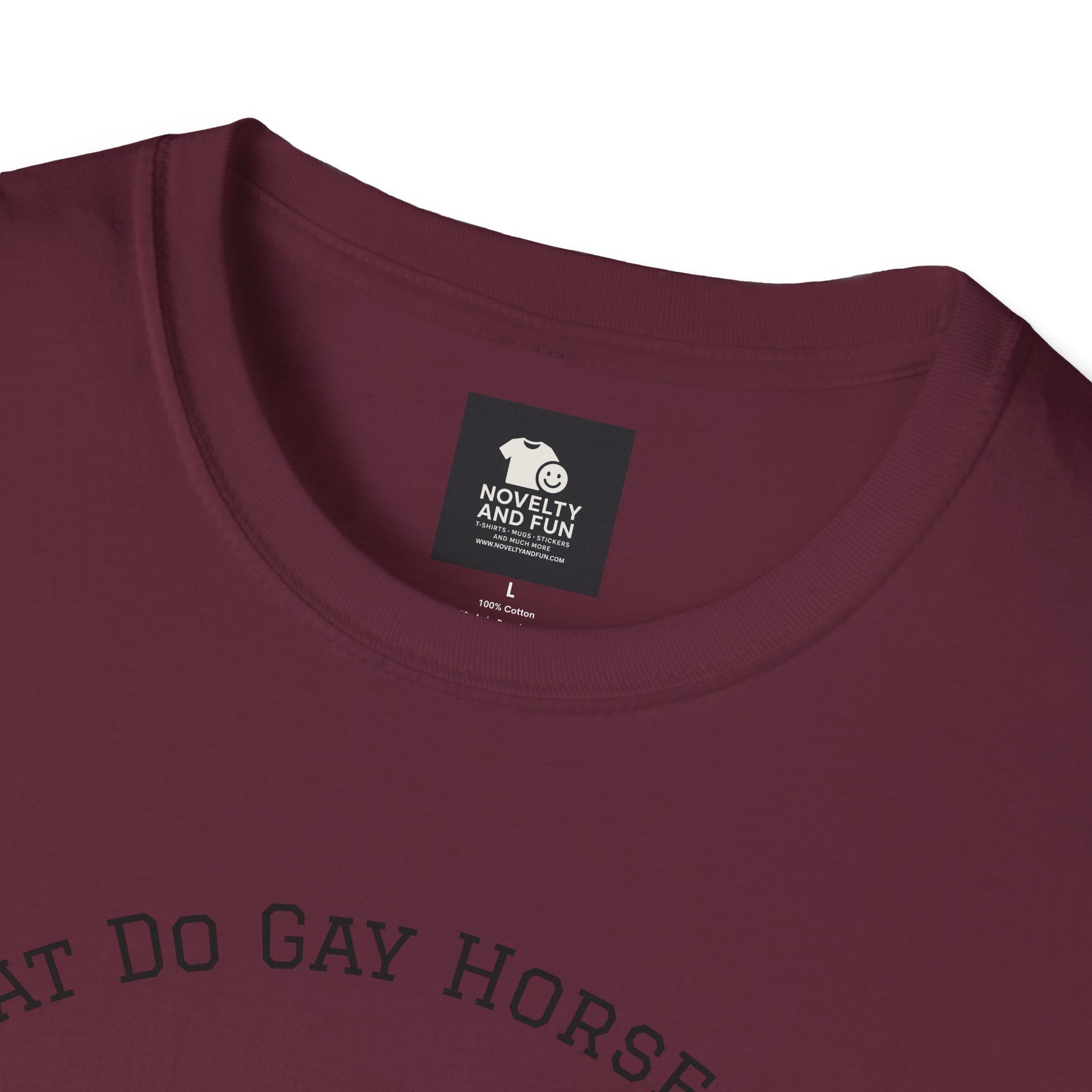 Rainbow Horse Humor T-Shirt, Gay Pride Tee, Funny Animal Shirt, LGBT Unisex