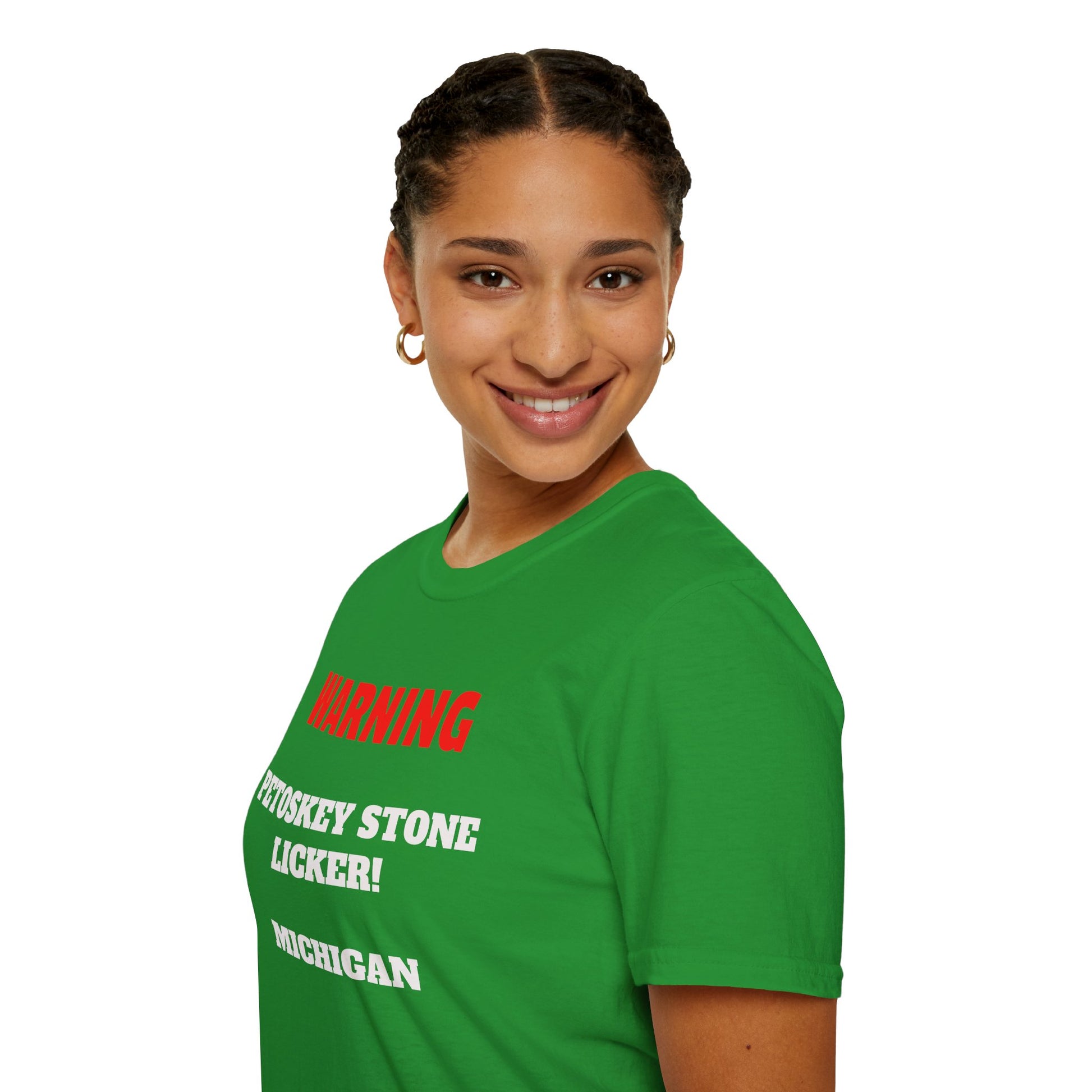 Petoskey Stone Licker Unisex Softstyle T-Shirt - Perfect for Michigan Lovers