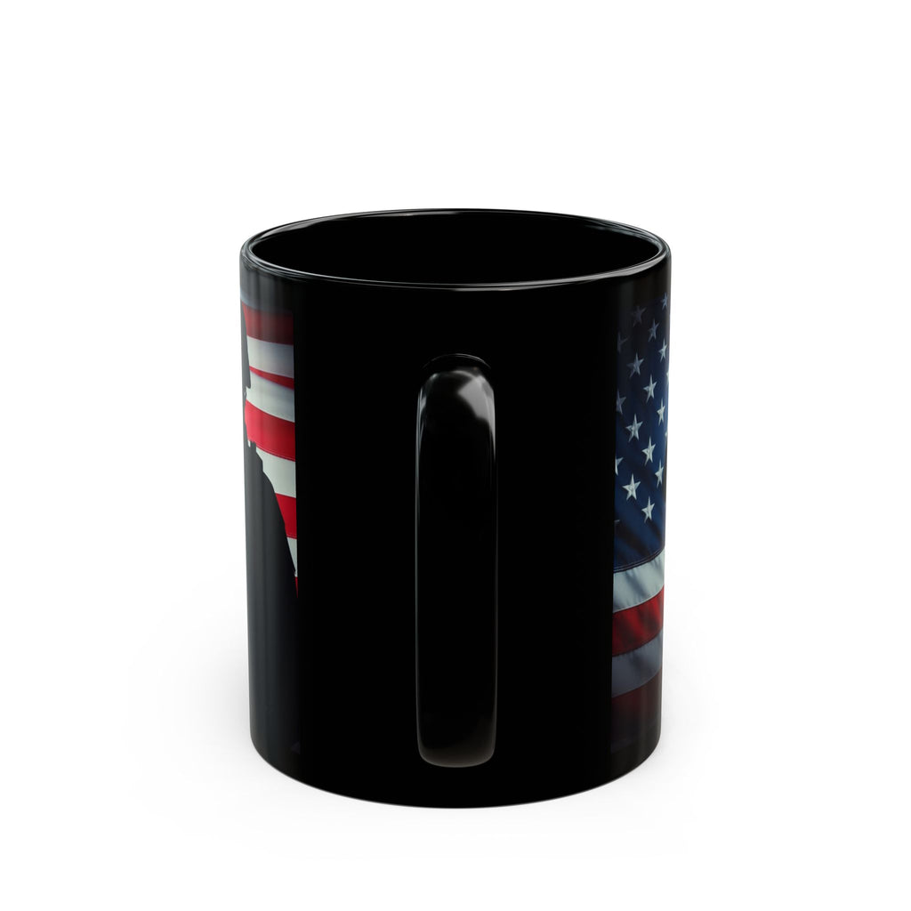 Salute to Service Black Mug - Veteran, Military Tribute, Coffee Lover Gift