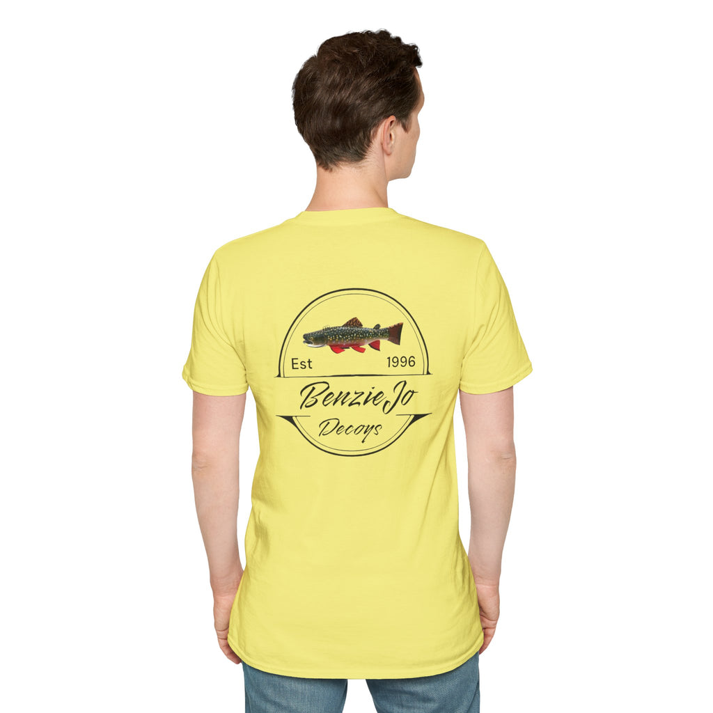 Front and Back Michigan BenzieJo Fish Decoys T-Shirt