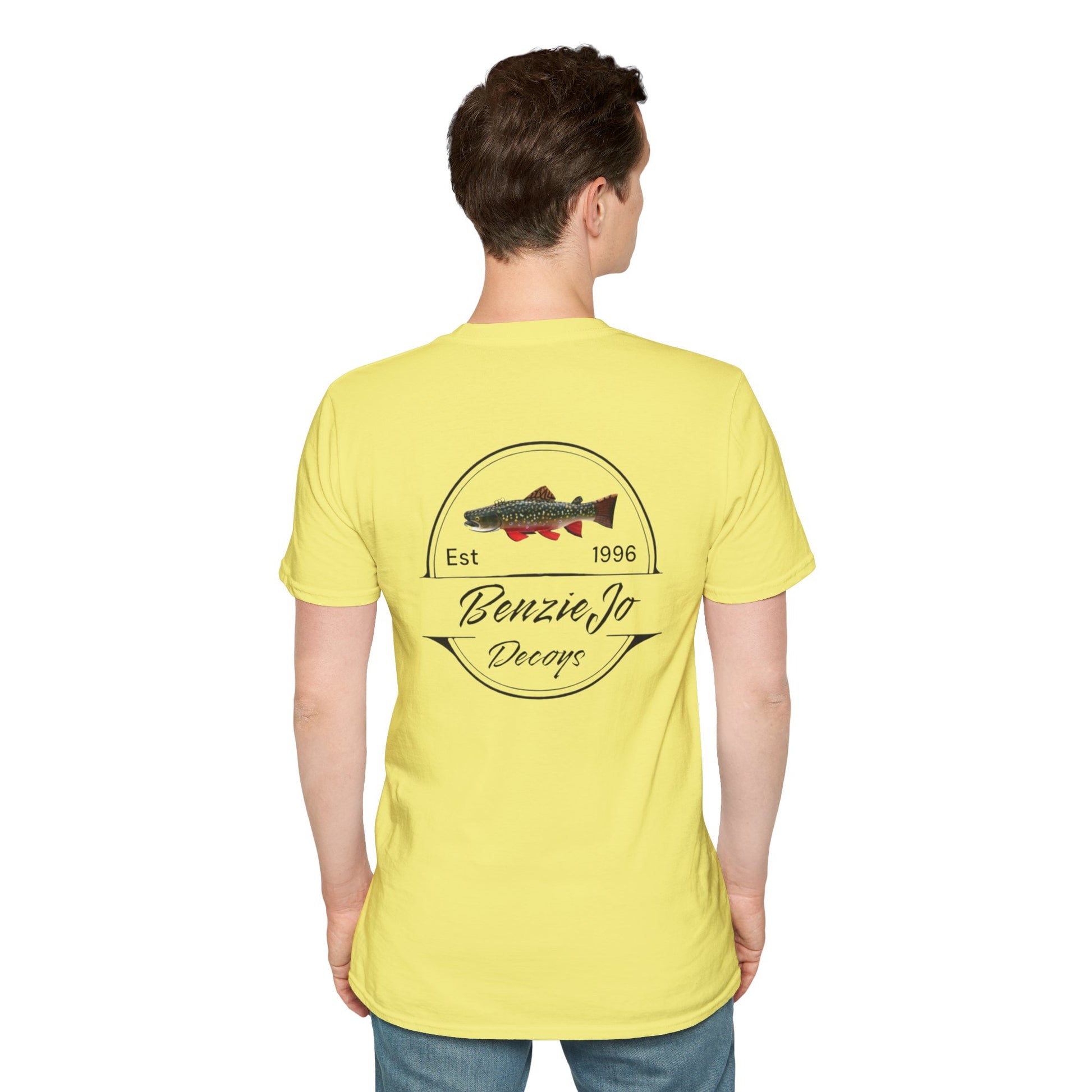 Front and Back Michigan BenzieJo Fish Decoys T-Shirt