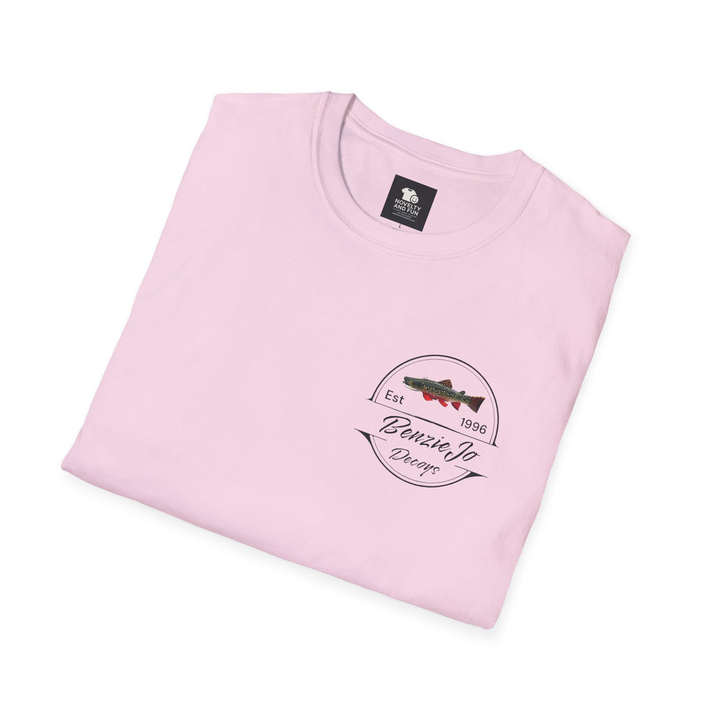 Front and Back Michigan BenzieJo Fish Decoys T-Shirt