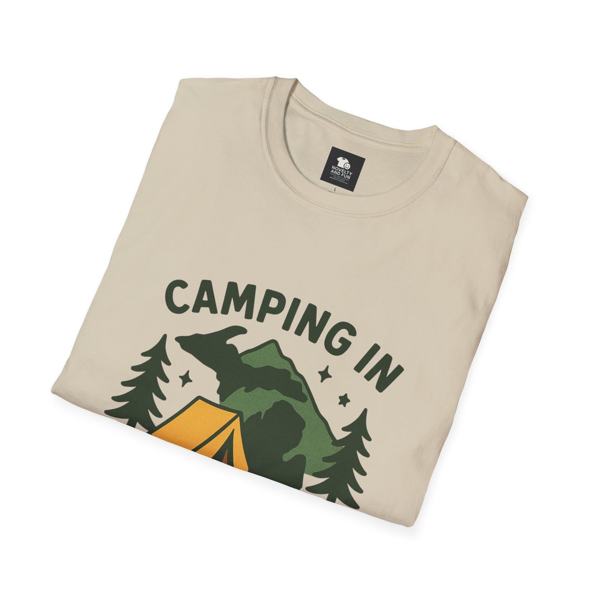 Michigan Camping Is Life T-Shirt - Outdoor Adventure Tee