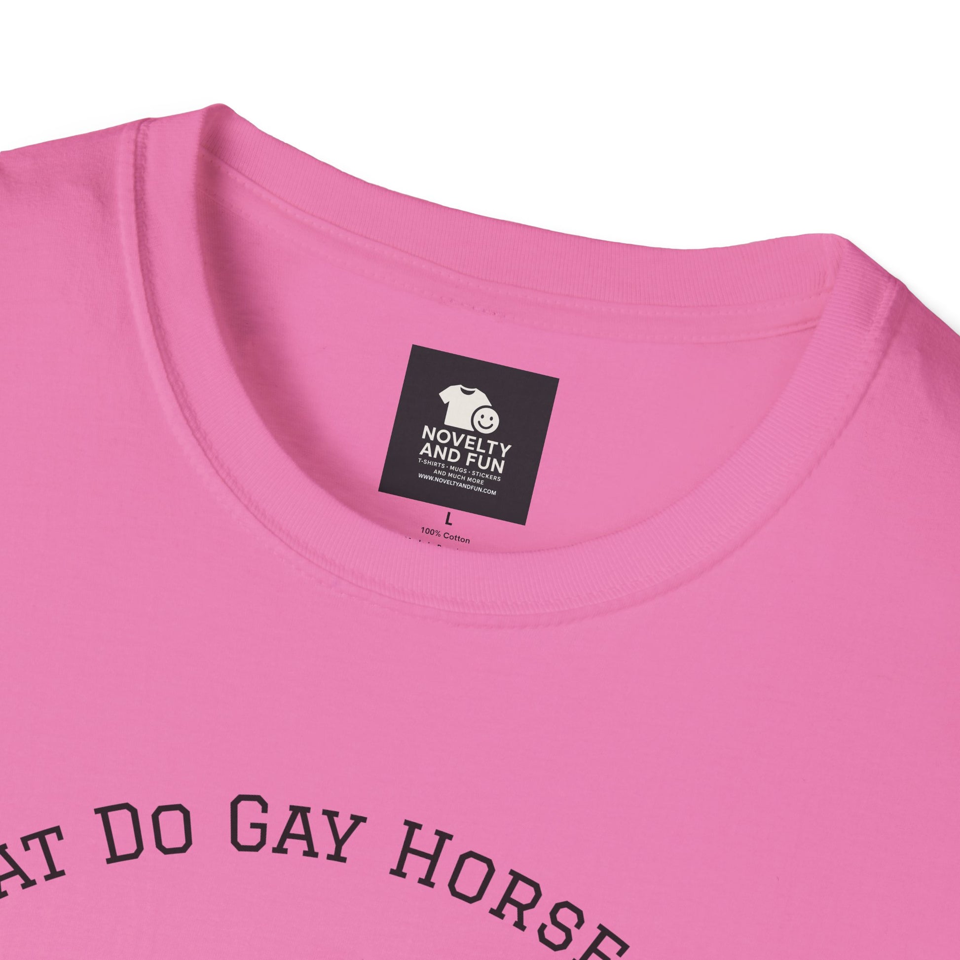 Rainbow Horse Humor T-Shirt, Gay Pride Tee, Funny Animal Shirt, LGBT Unisex