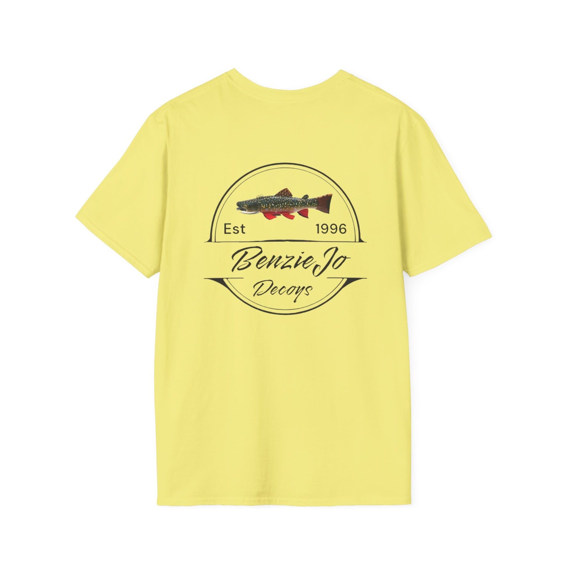 Front and Back Michigan BenzieJo Fish Decoys T-Shirt