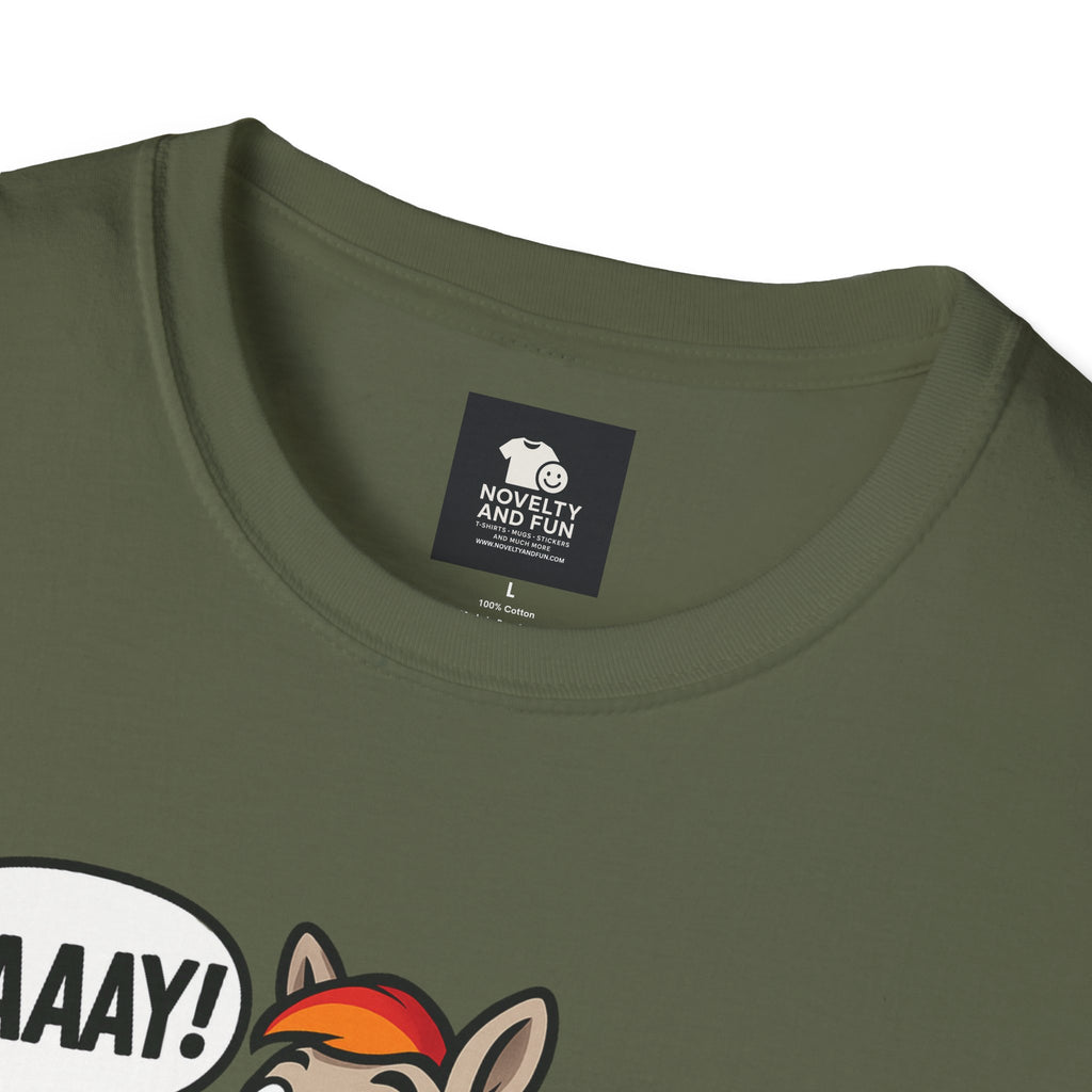 Rainbow Horse Graphic HAAAY T-Shirt, Funny Gift, Pride Apparel, Cute Graphic Tee, LGBTQ Pride Shirt, Colorful Horse Tee,