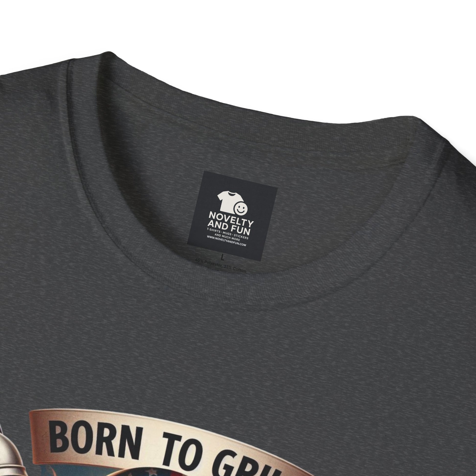 Born to Grill No. 1 Dad T-Shirt - Perfect Gift for Father's Day & BBQ Lovers