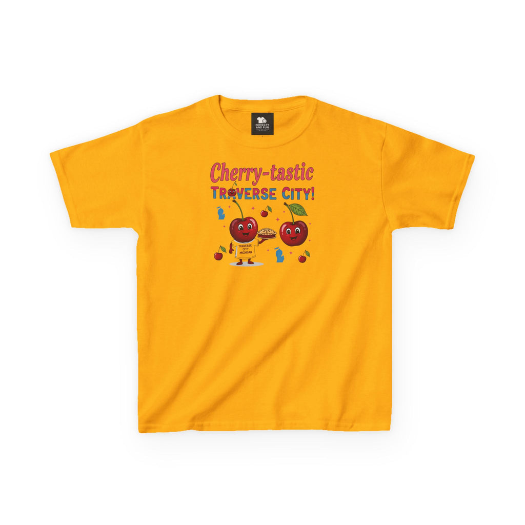 Cherry-tastic Traverse City Kids Tee | Fun Family Tee, Summer Shirt, Kids Gift, Fruit Themed T-shirt, Cherry Lovers Apparel