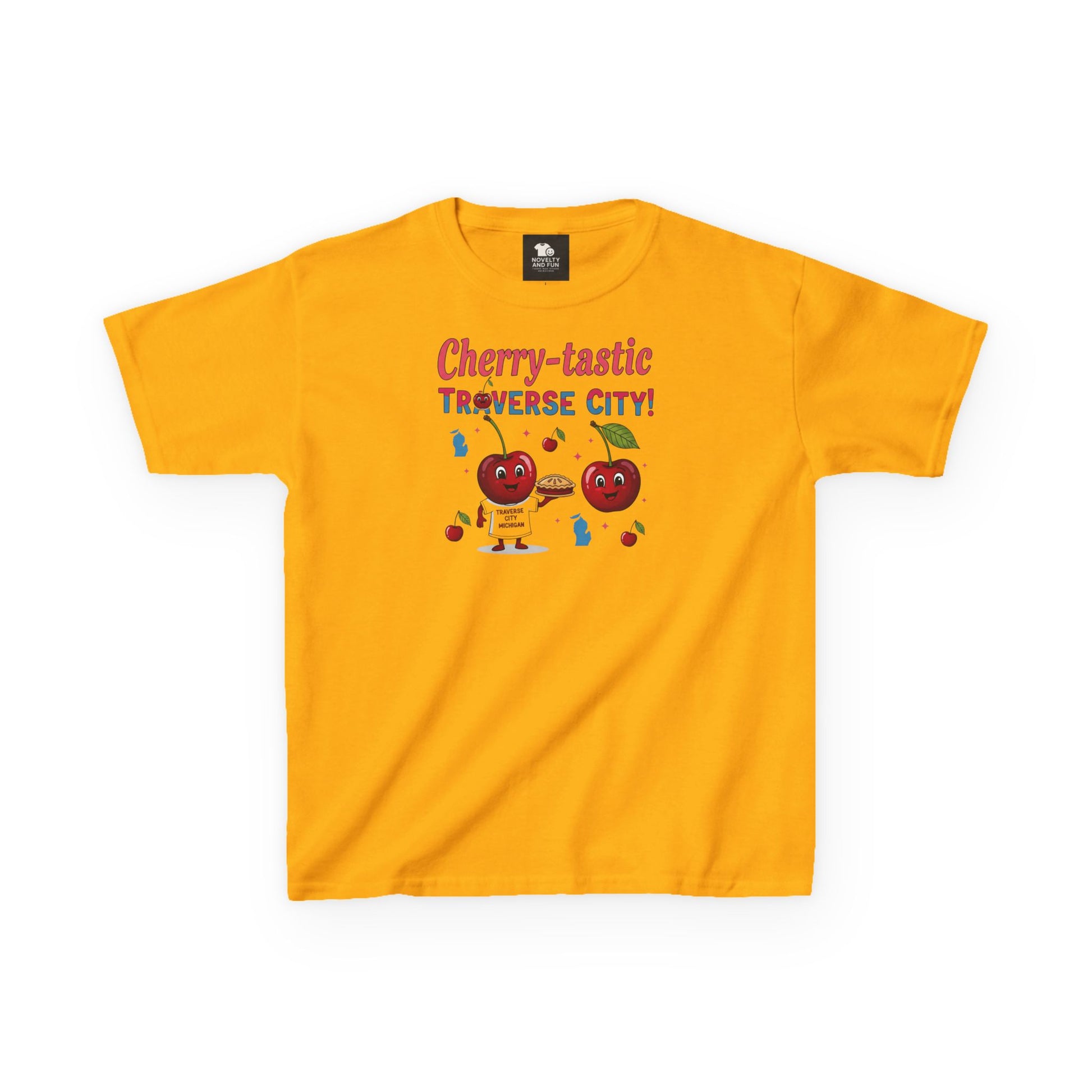 Cherry-tastic Traverse City Kids Tee | Fun Family Tee, Summer Shirt, Kids Gift, Fruit Themed T-shirt, Cherry Lovers Apparel