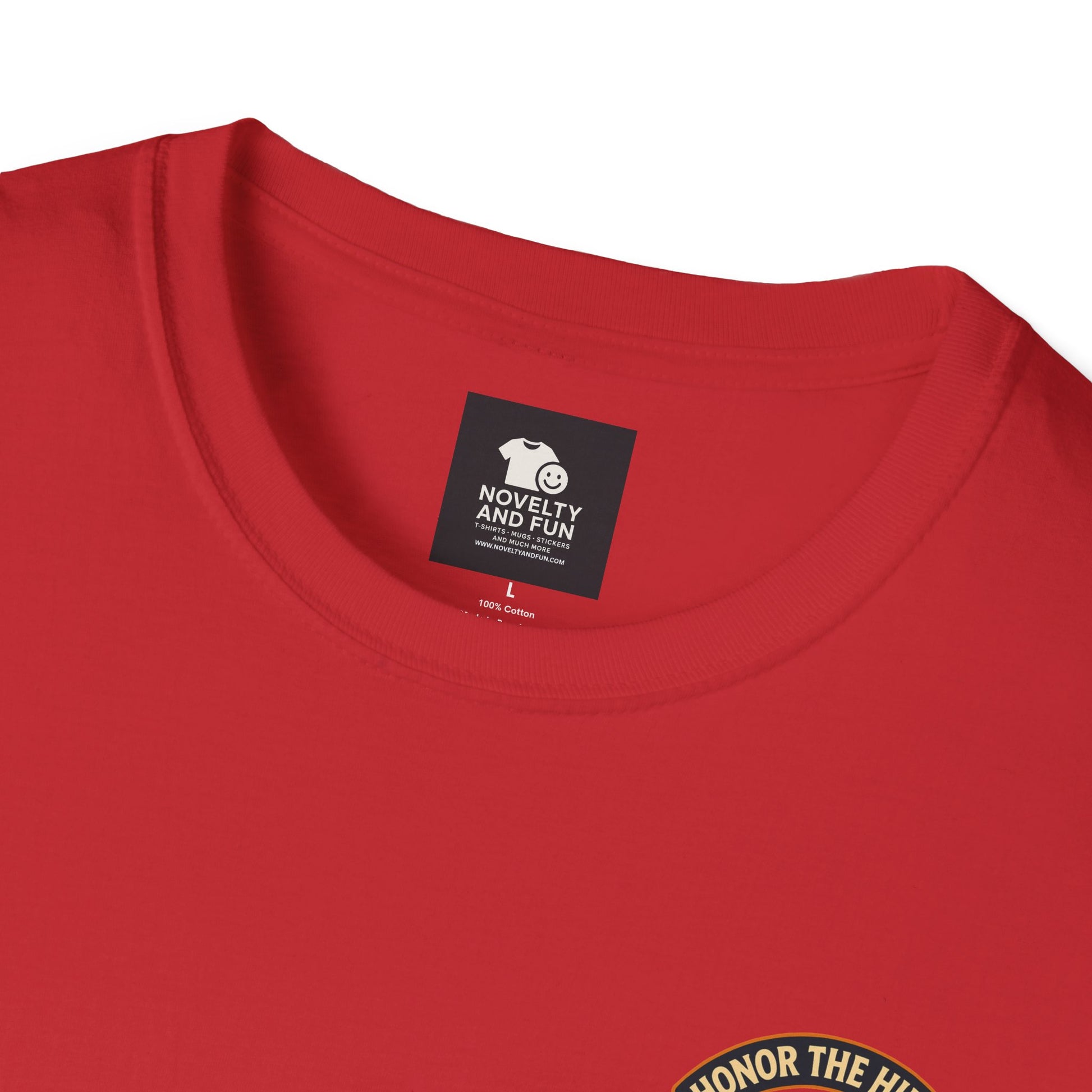 Celebrate Labor Day with Our Happy Highland Cow T-Shirt Front and Back!