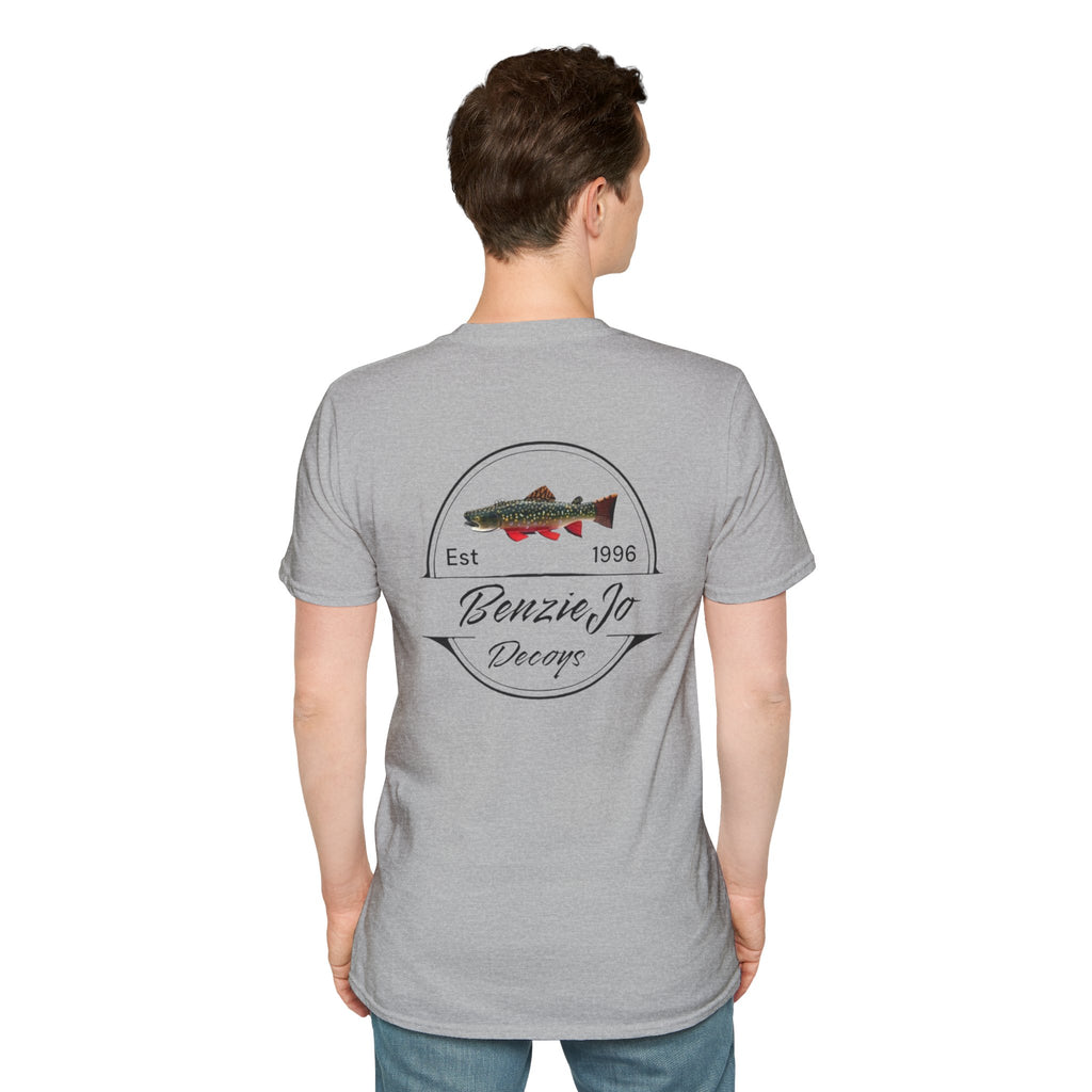 Front and Back Michigan BenzieJo Fish Decoys T-Shirt