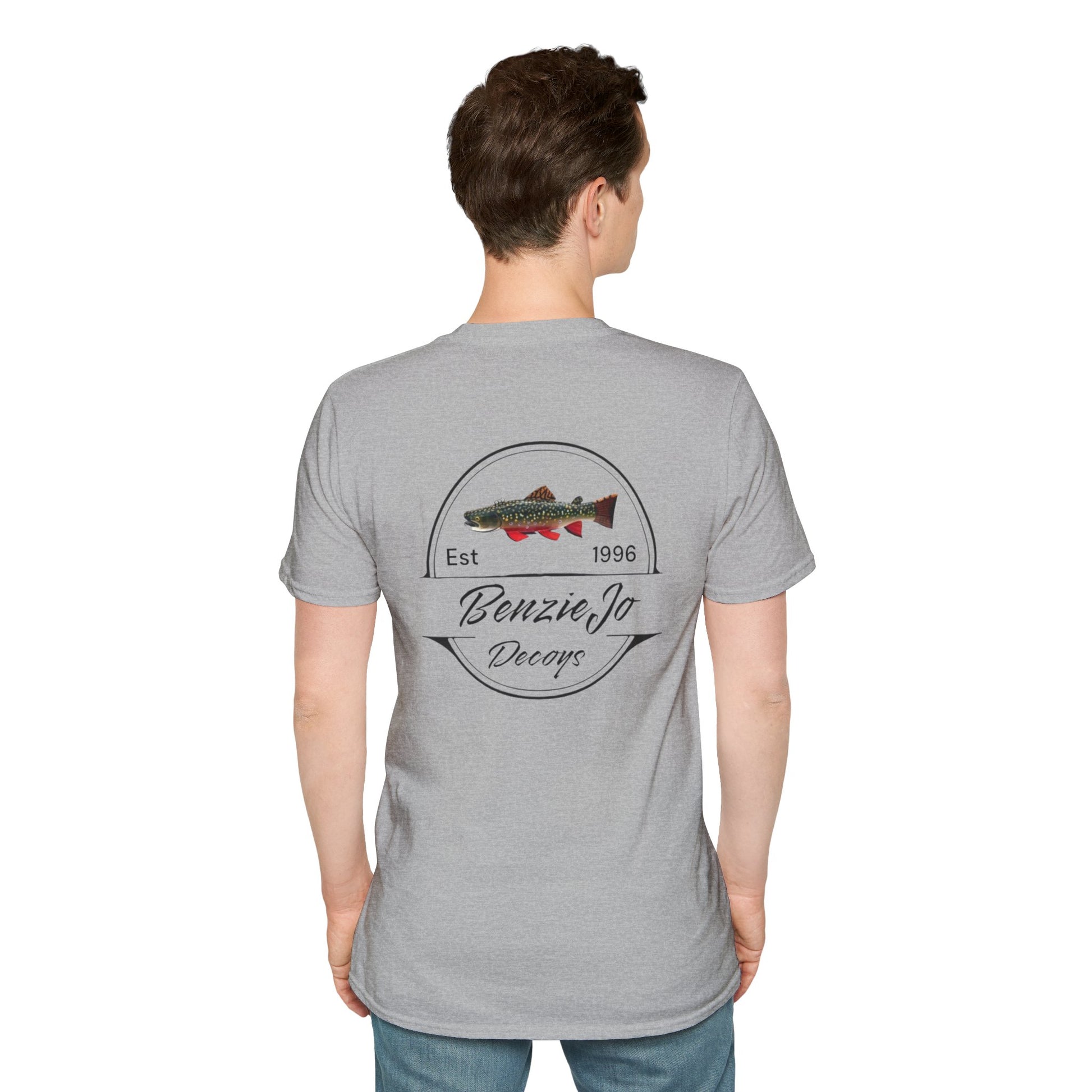 Front and Back Michigan BenzieJo Fish Decoys T-Shirt