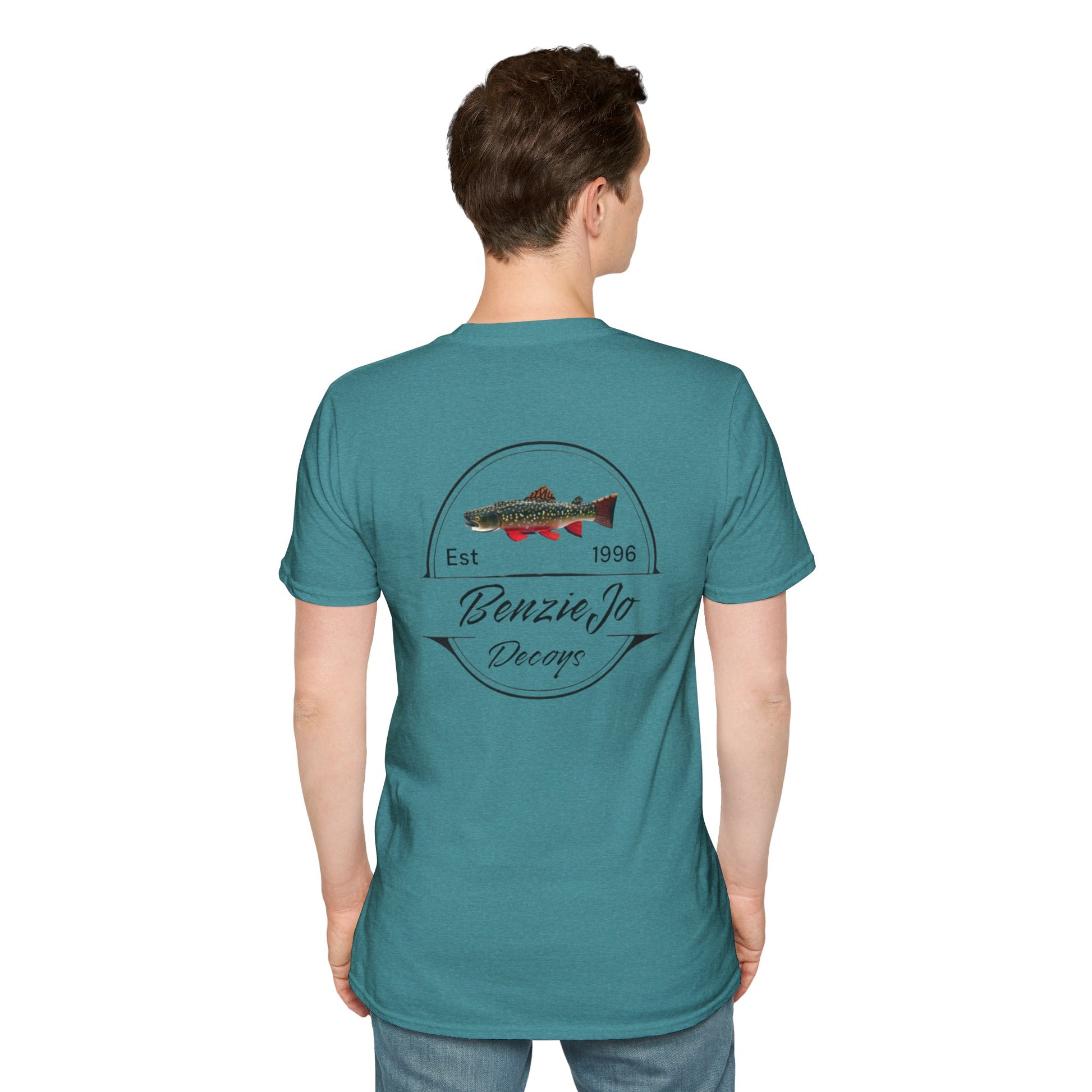 Front and Back Michigan BenzieJo Fish Decoys T-Shirt