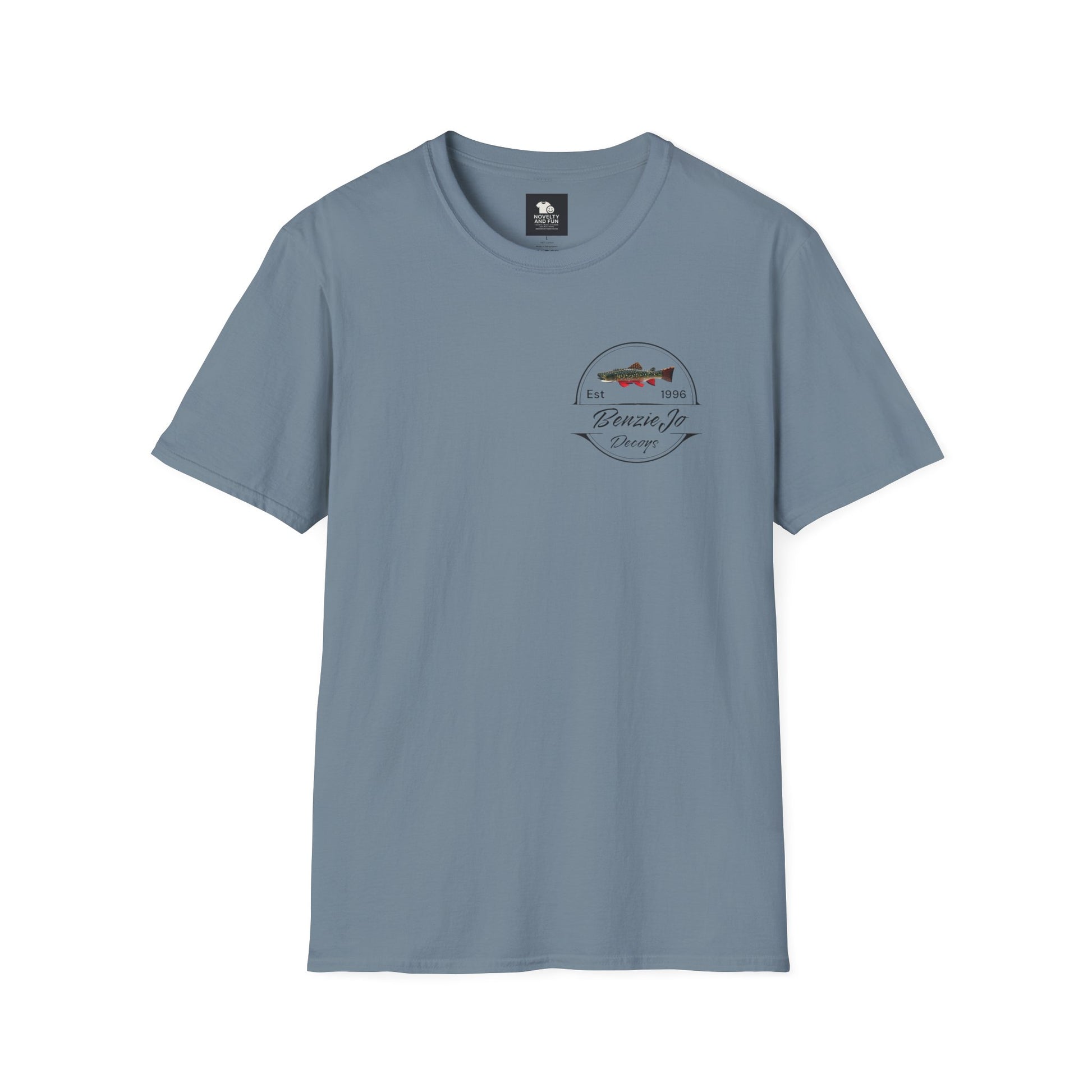 Front and Back Michigan BenzieJo Fish Decoys T-Shirt