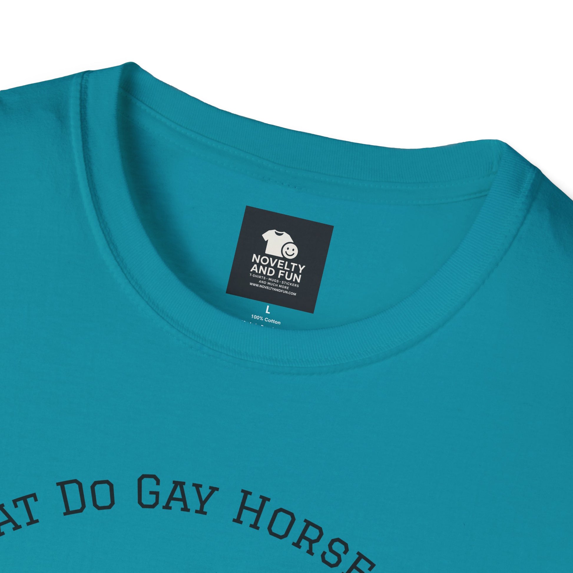 Rainbow Horse Humor T-Shirt, Gay Pride Tee, Funny Animal Shirt, LGBT Unisex