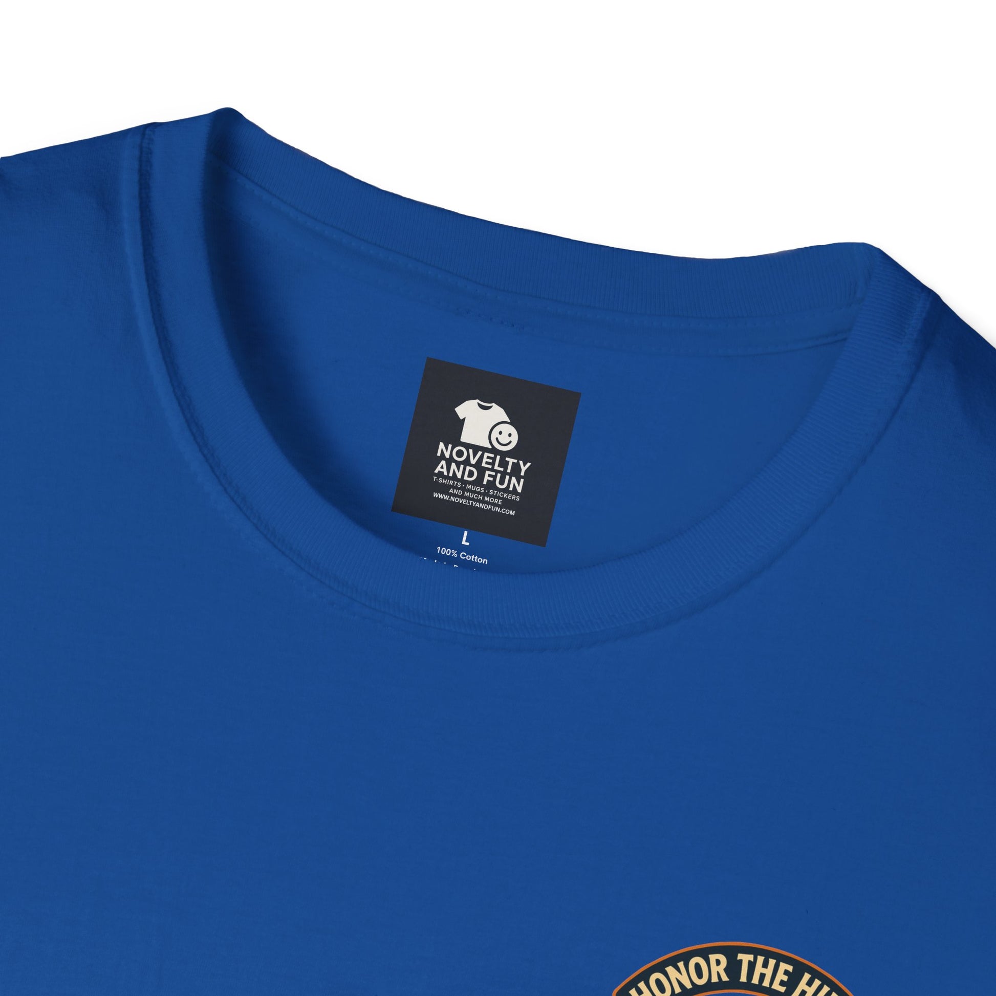 Celebrate Labor Day with Our Happy Highland Cow T-Shirt Front and Back!