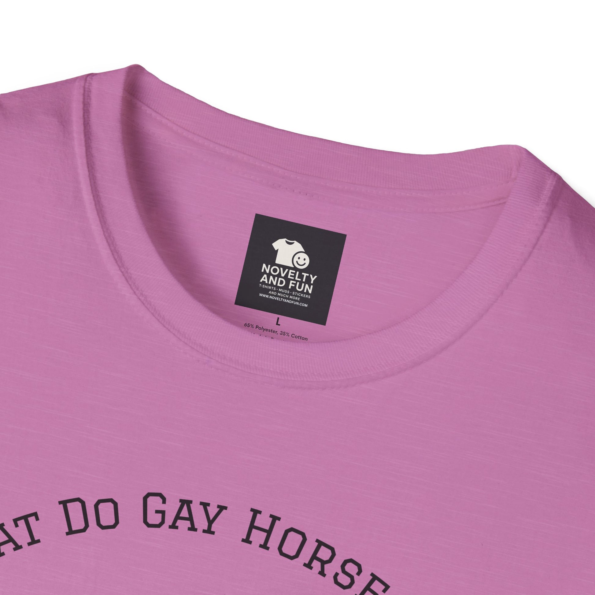 Rainbow Horse Humor T-Shirt, Gay Pride Tee, Funny Animal Shirt, LGBT Unisex