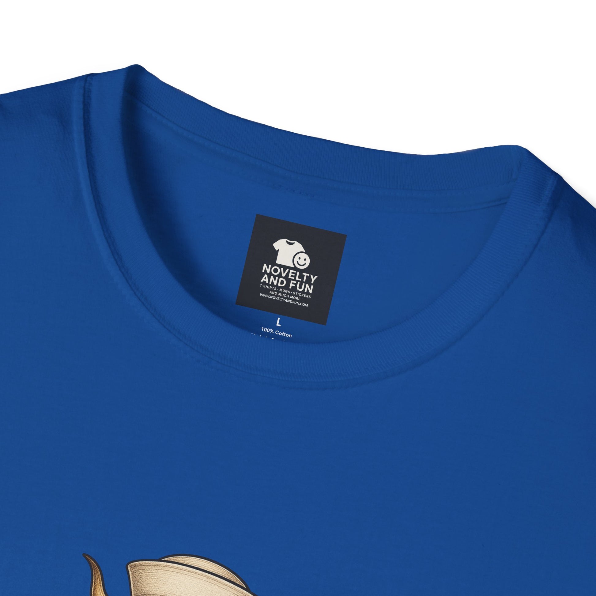 Veteran's Day Navy Highland Cow T-Shirt