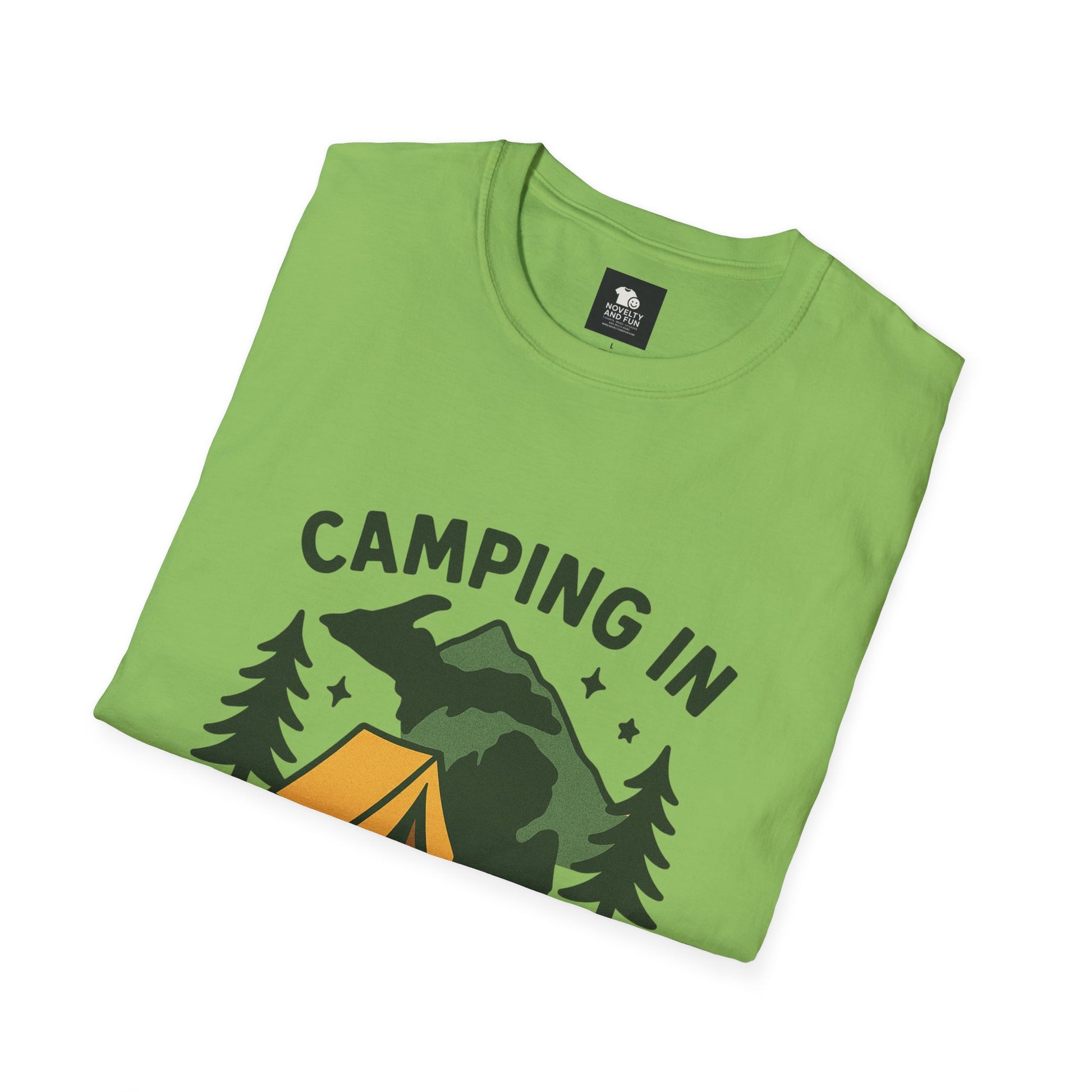 Michigan Camping Is Life T-Shirt - Outdoor Adventure Tee