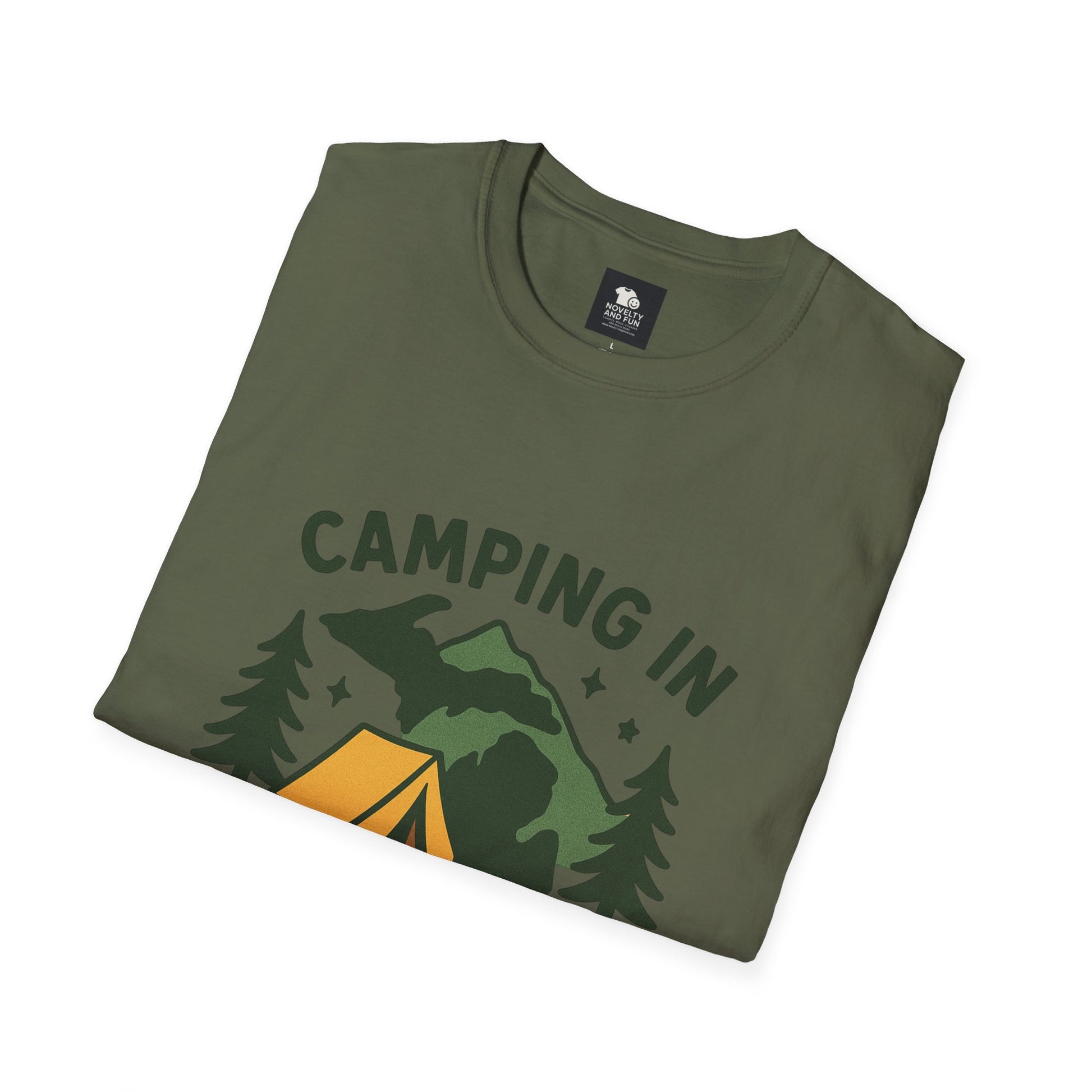 Michigan Camping Is Life T-Shirt - Outdoor Adventure Tee