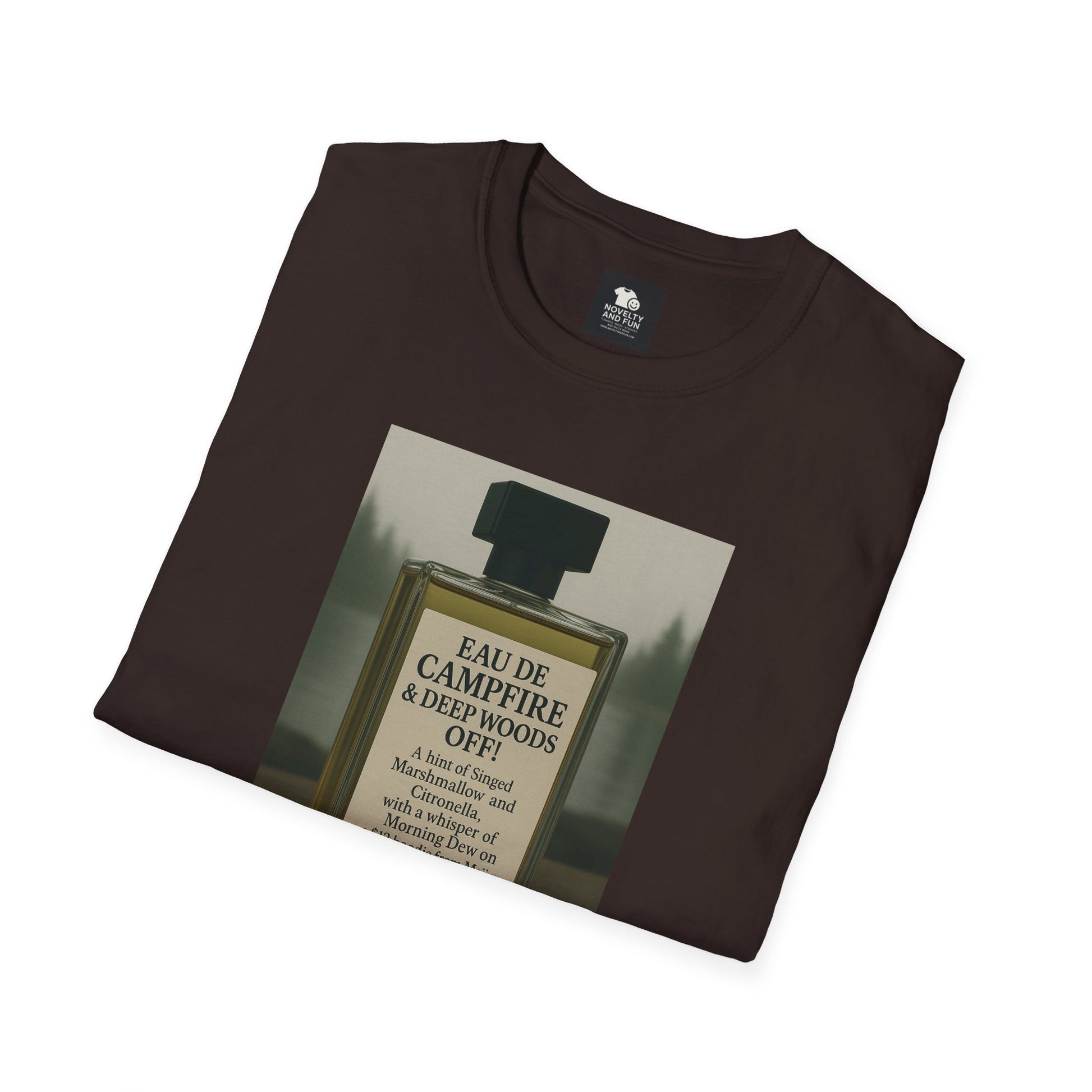 Campfire T-Shirt - Fun Michigan Camping Scent Tee