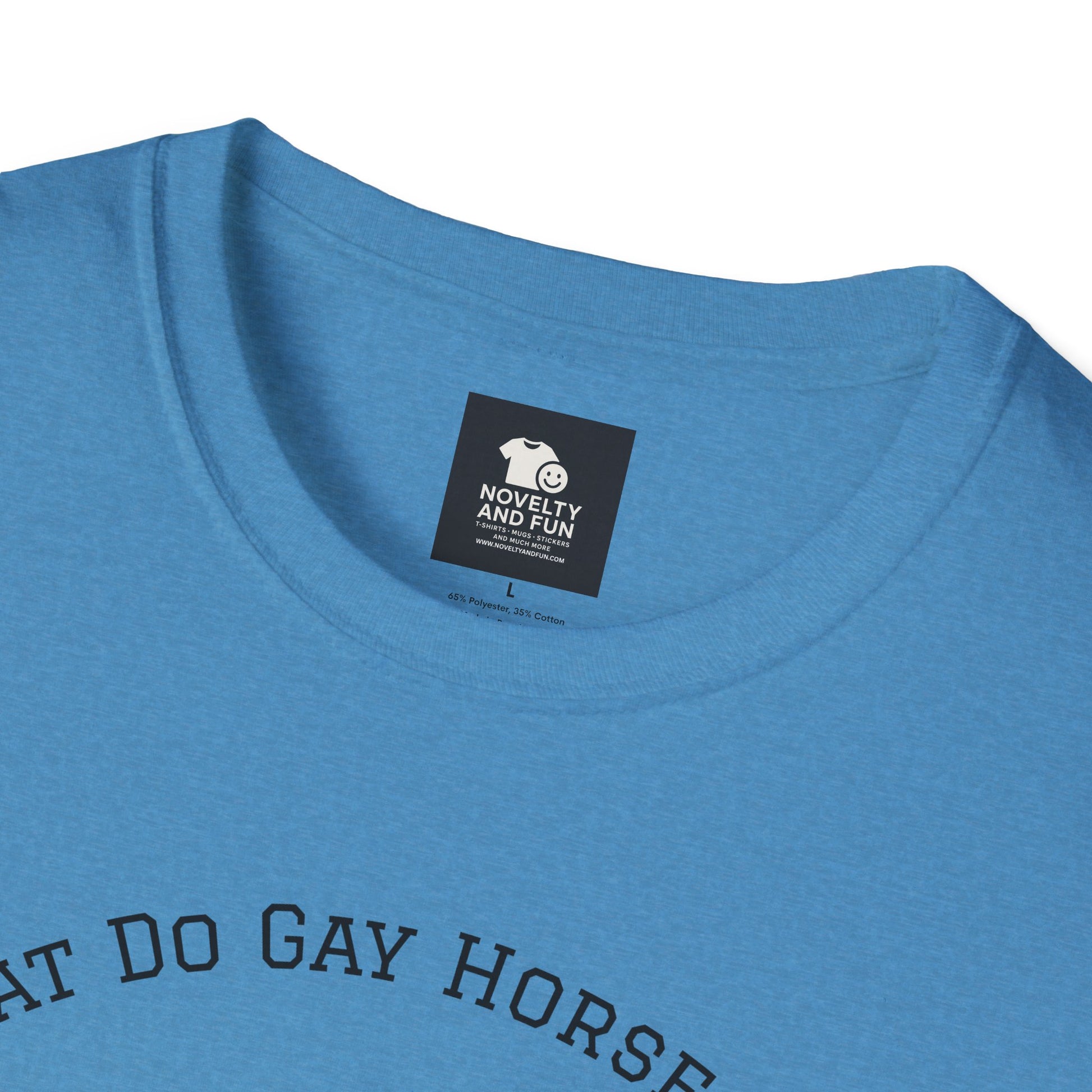 Rainbow Horse Humor T-Shirt, Gay Pride Tee, Funny Animal Shirt, LGBT Unisex
