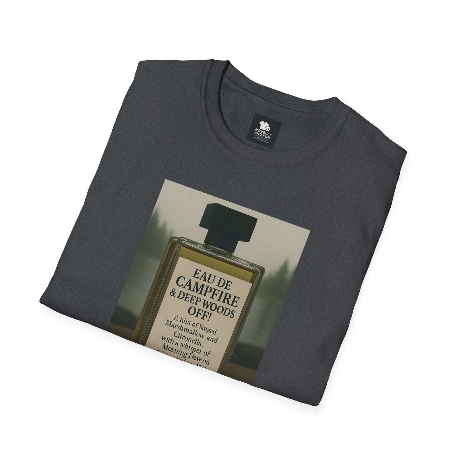 Campfire T-Shirt - Fun Michigan Camping Scent Tee