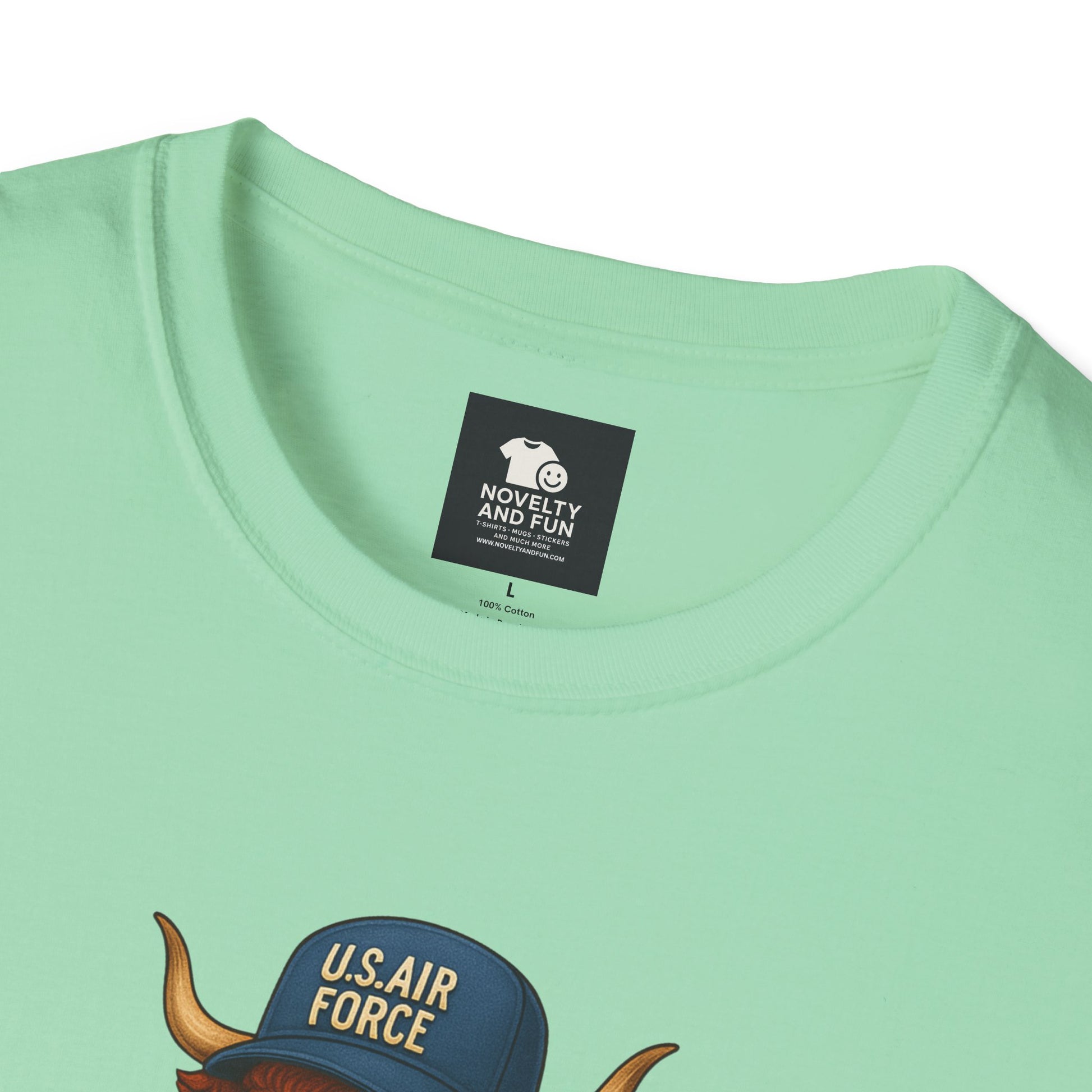 Air Force Veteran's Day Highland Cow T-Shirt