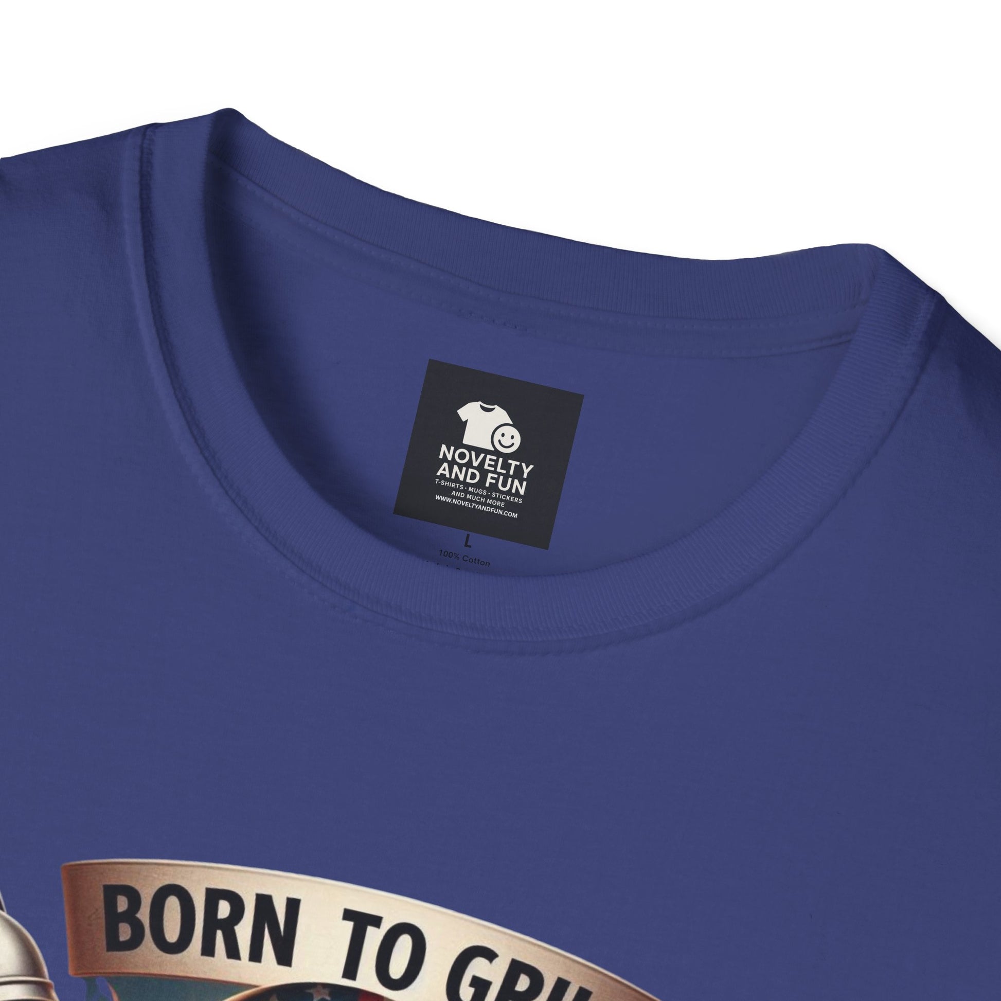 Born to Grill No. 1 Dad T-Shirt - Perfect Gift for Father's Day & BBQ Lovers
