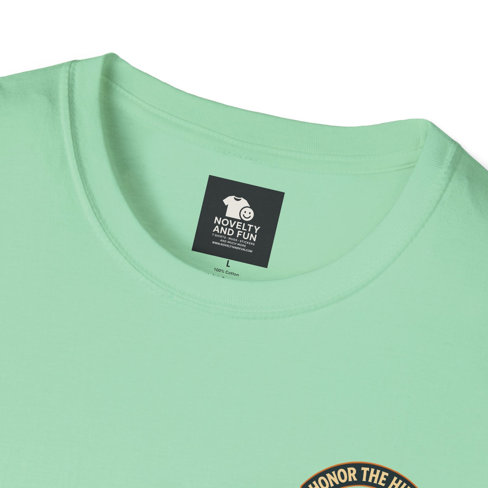 Celebrate Labor Day with Our Happy Highland Cow T-Shirt Front and Back!