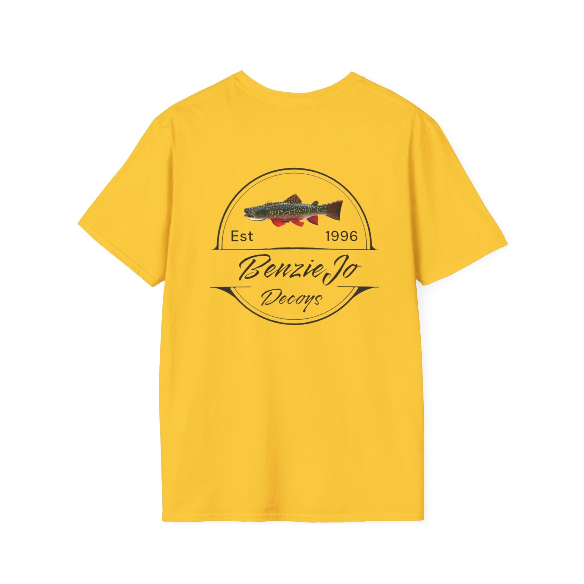 Front and Back Michigan BenzieJo Fish Decoys T-Shirt