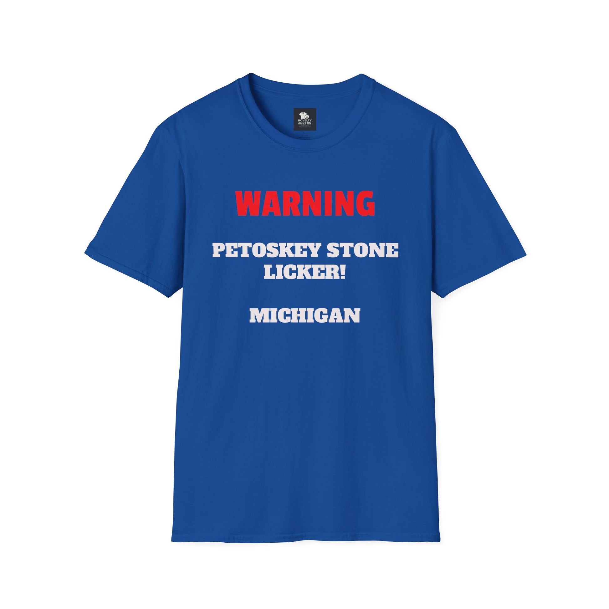 Petoskey Stone Licker Unisex Softstyle T-Shirt - Perfect for Michigan Lovers
